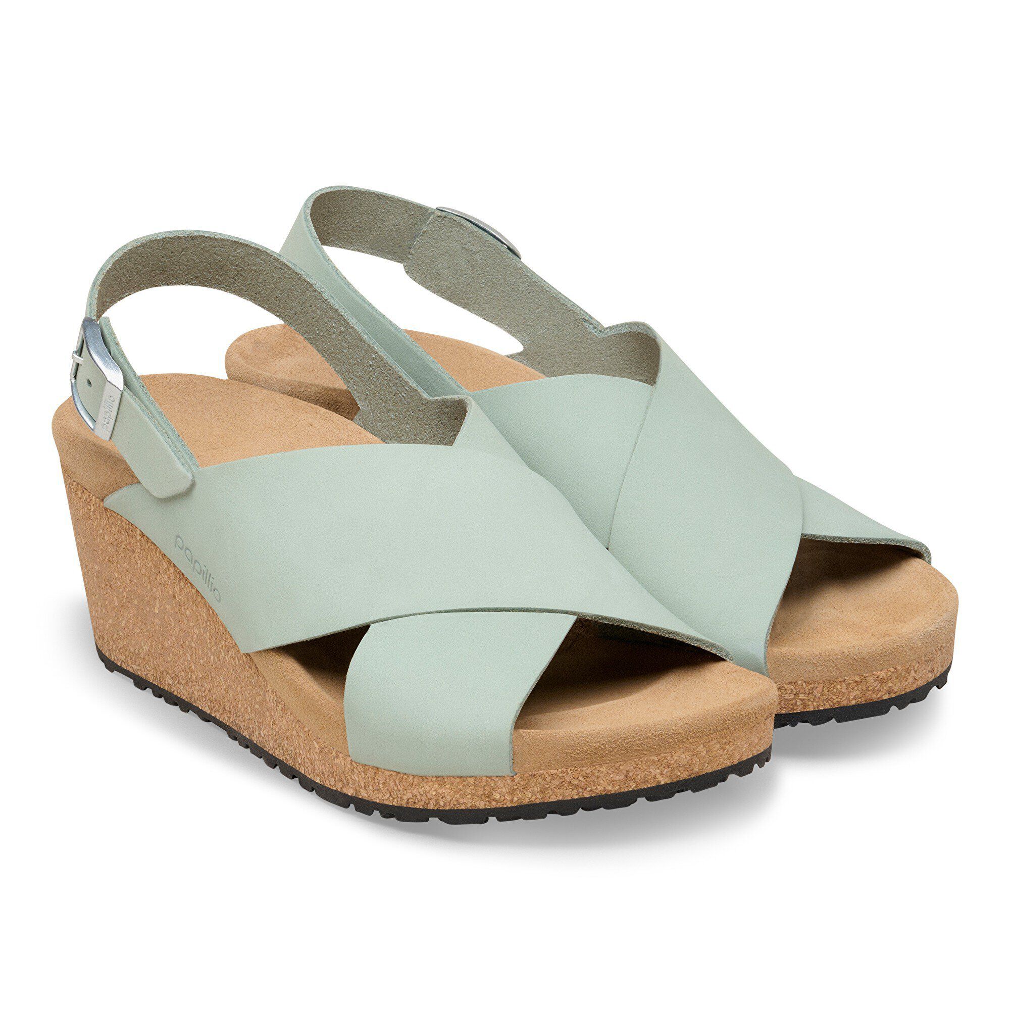 Sandale en cuir nubuck Samira