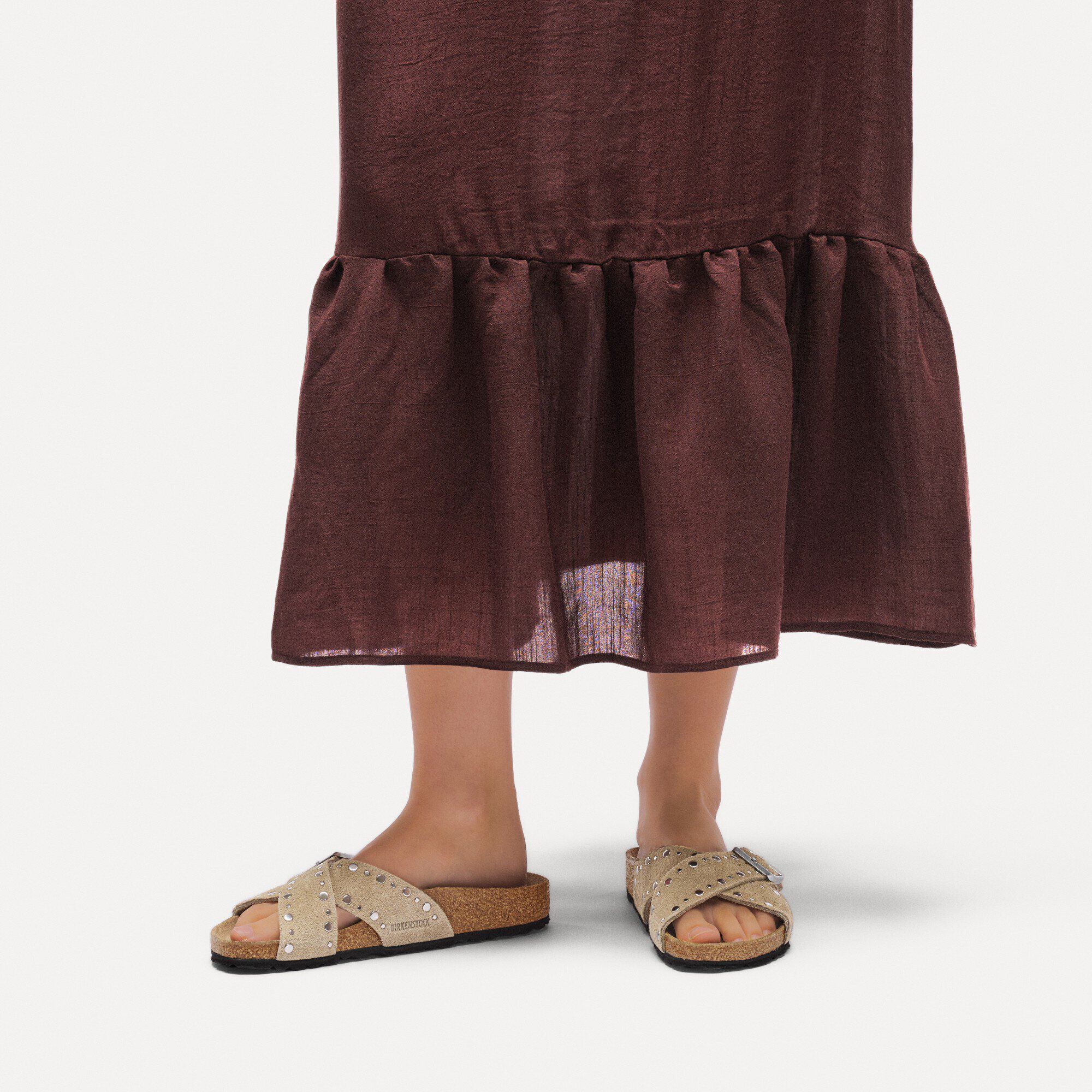 Siena Rivet Border Cuir de Velours