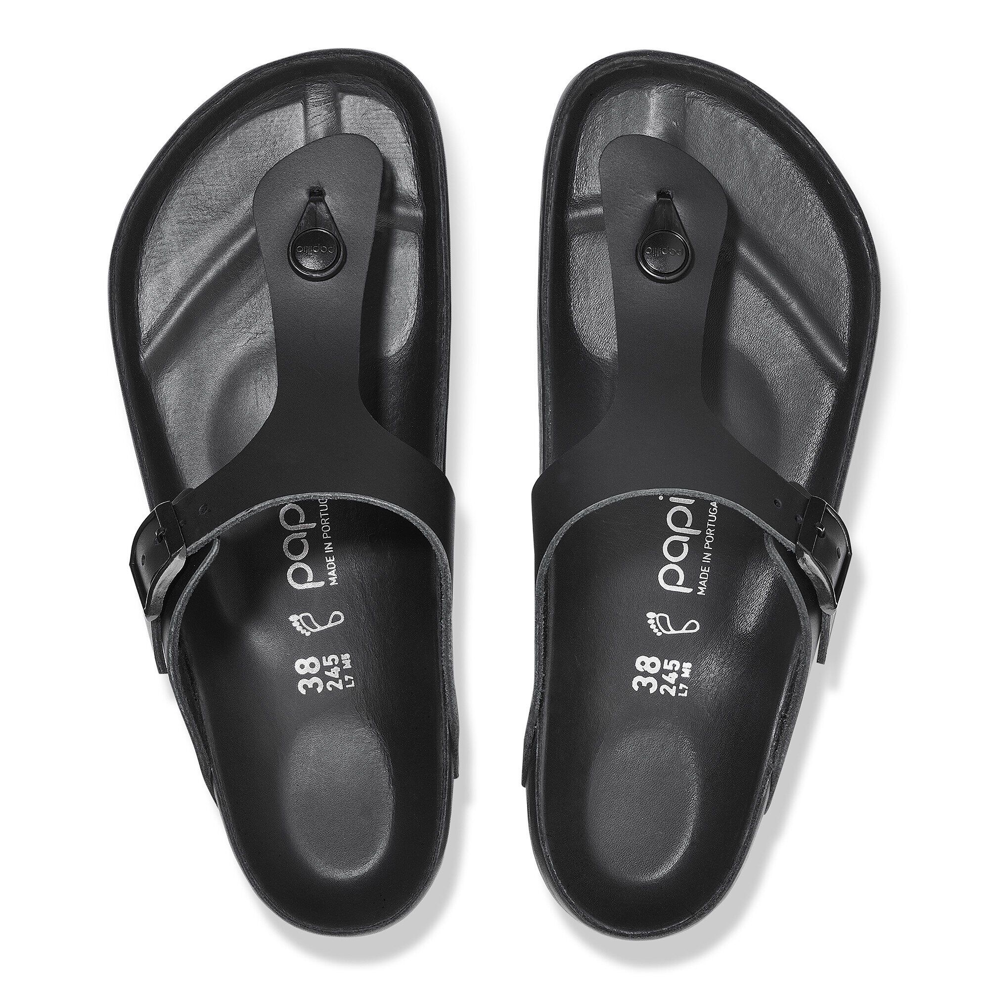Plateforme Gizeh PAP en cuir naturel