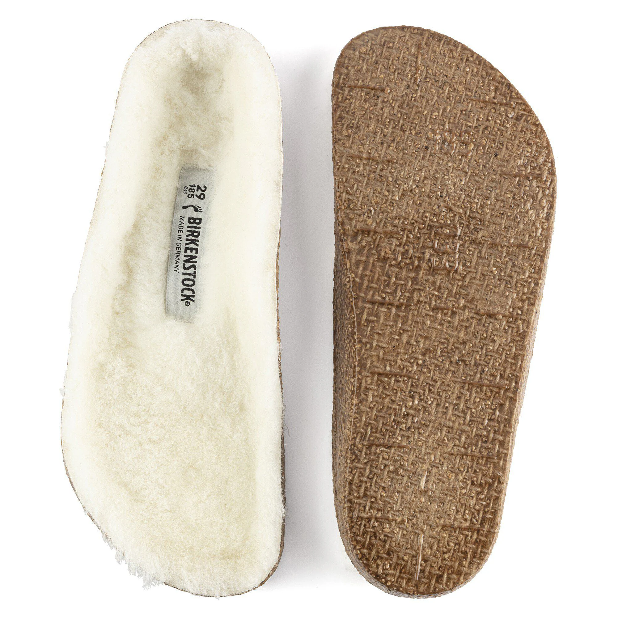 Semelle intérieure en shearling pour enfants Zermatt