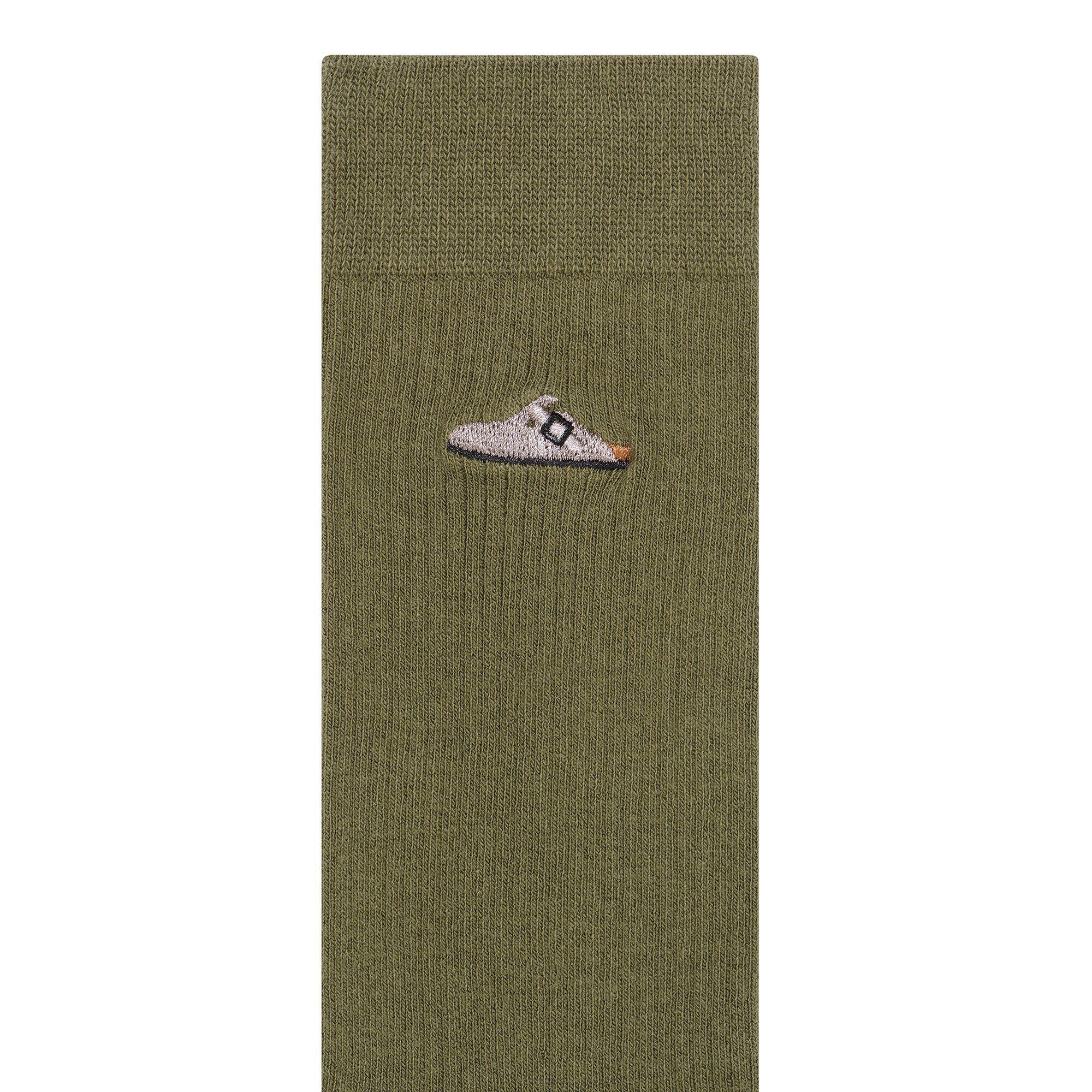 Chaussettes en coton à mailles côtelées Coton/Polyamide/Elasthan