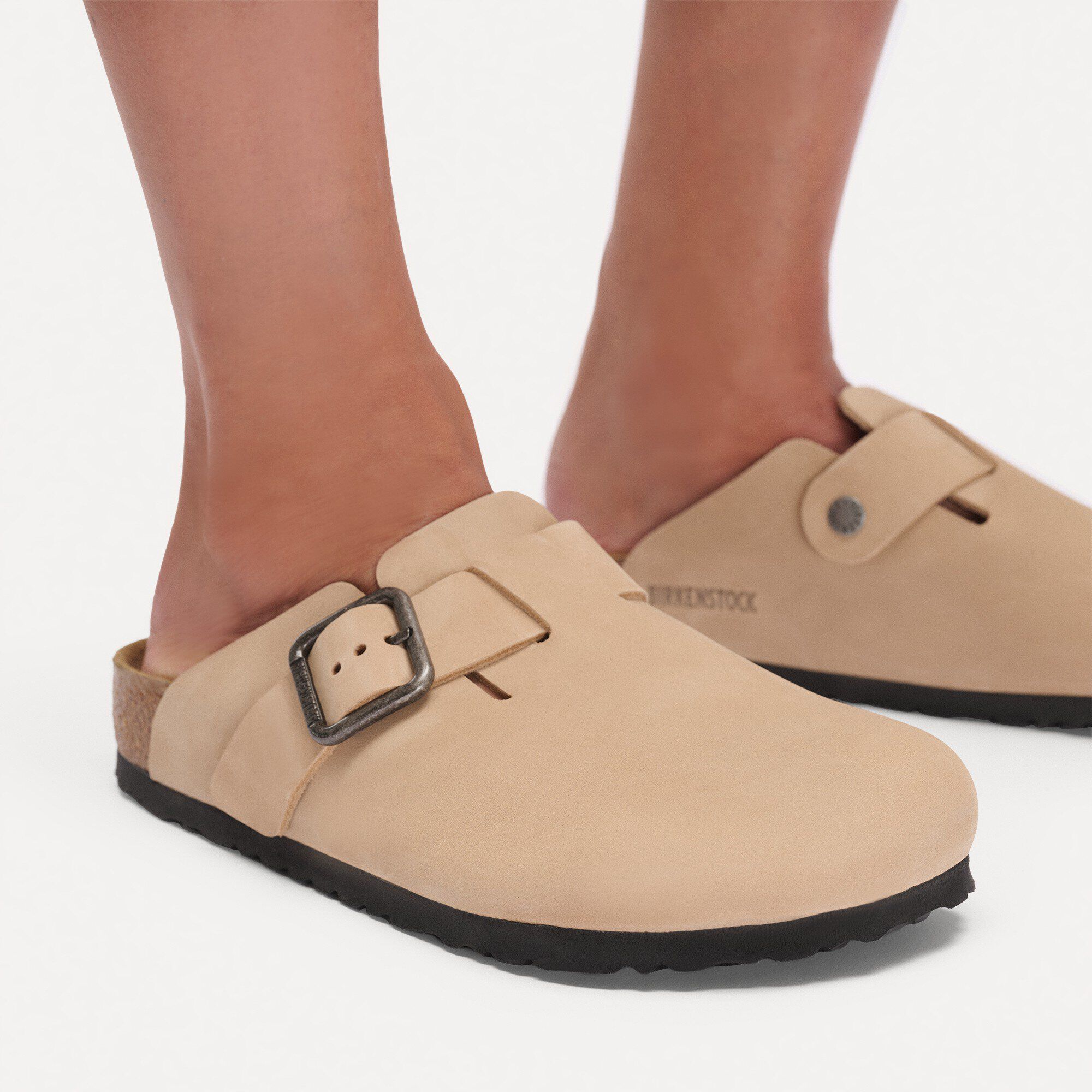 Boucle de serrage Boston en cuir nubuck