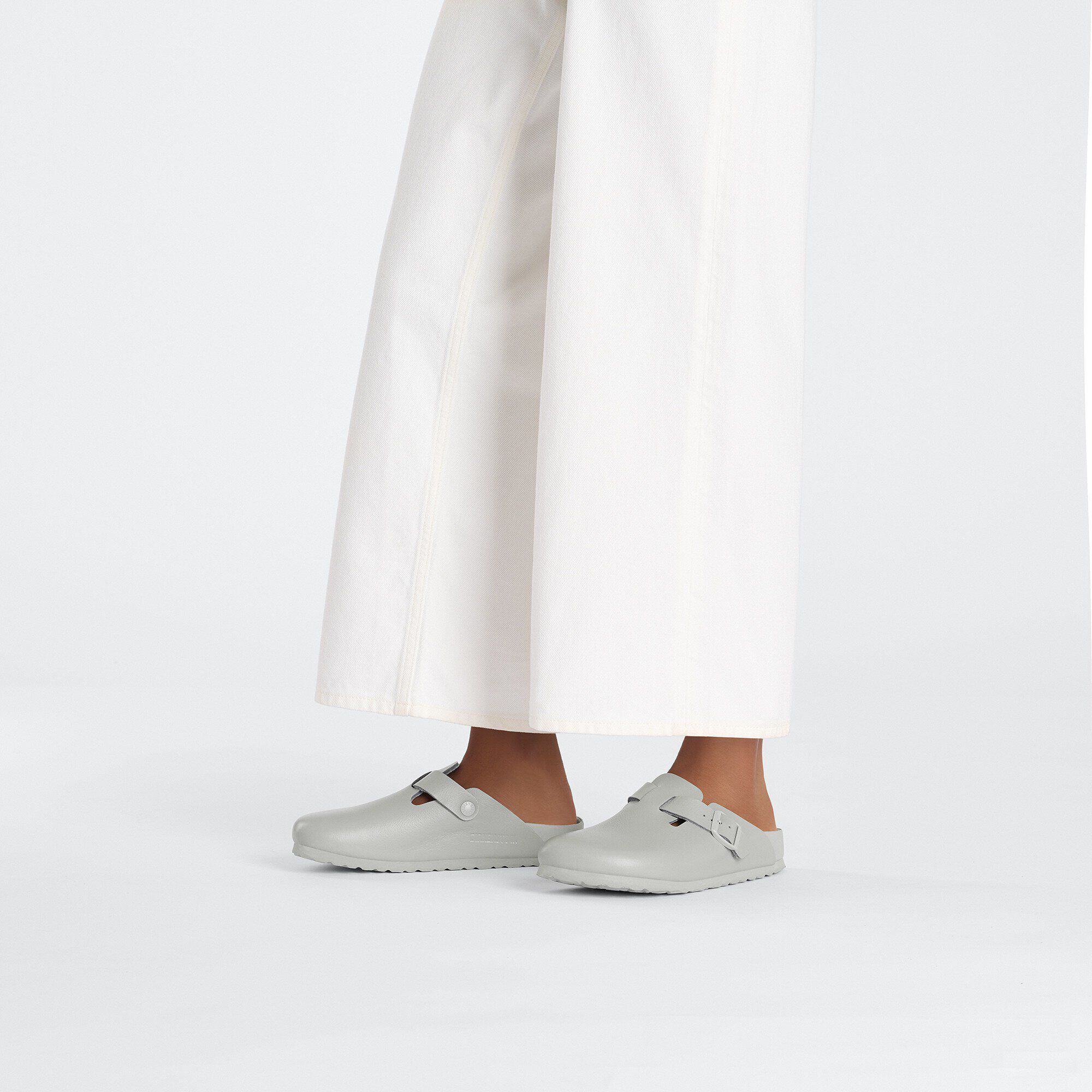Birkenstock Boston en cuir naturel