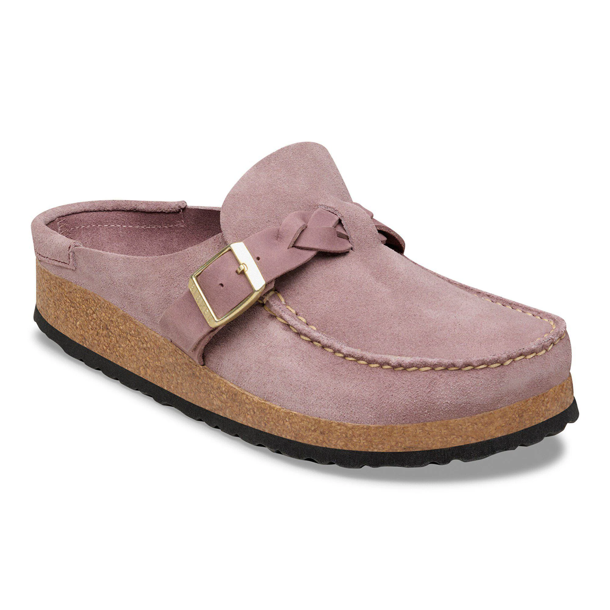 Buckley Tressé en cuir de daim