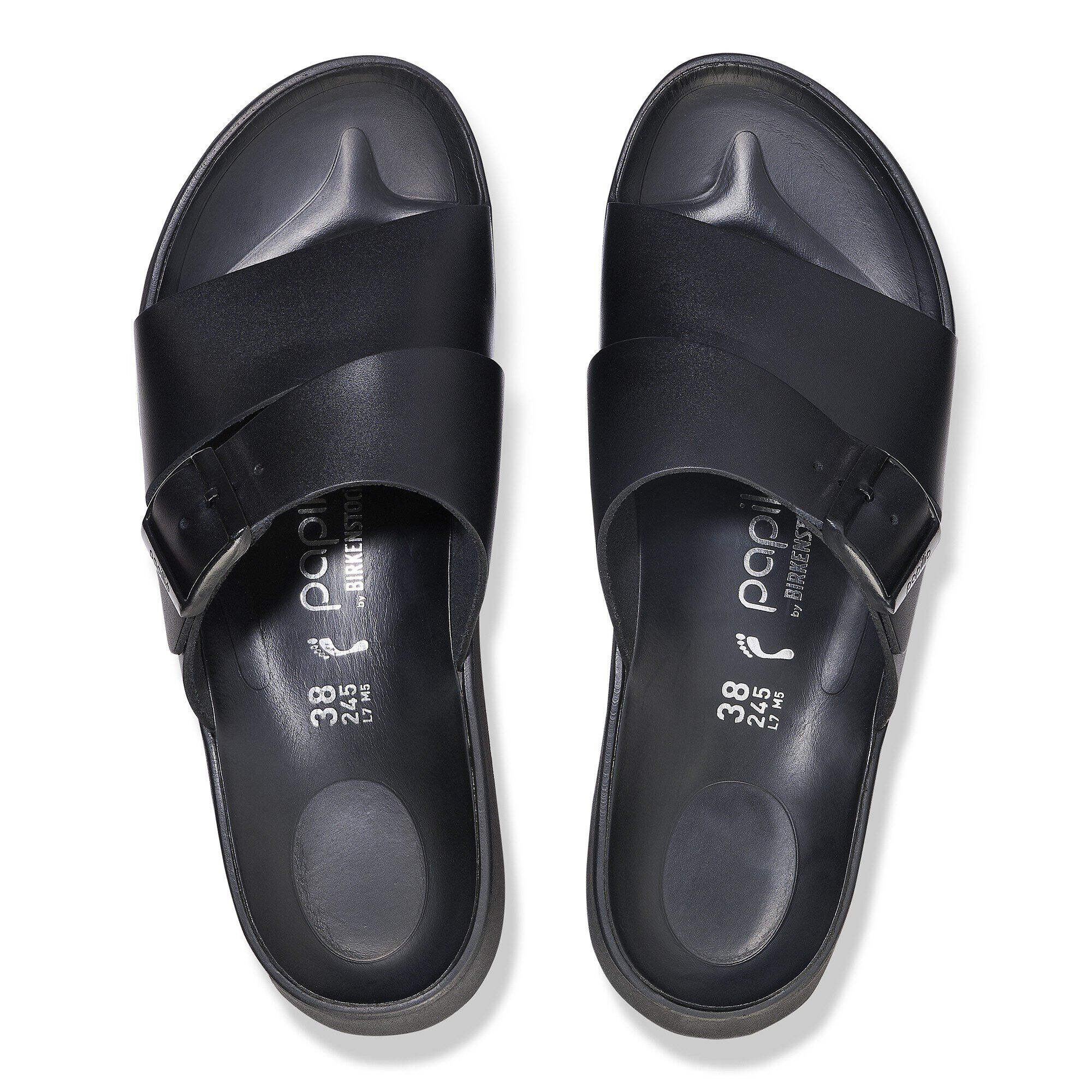 Sandale Almina en cuir naturel