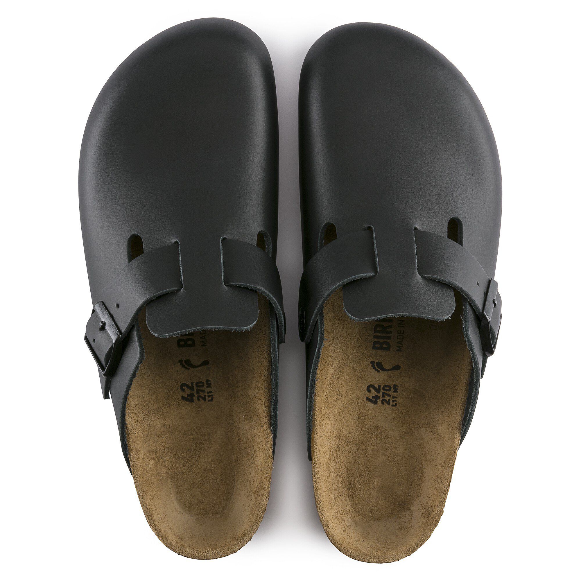 Birkenstock Boston en cuir naturel
