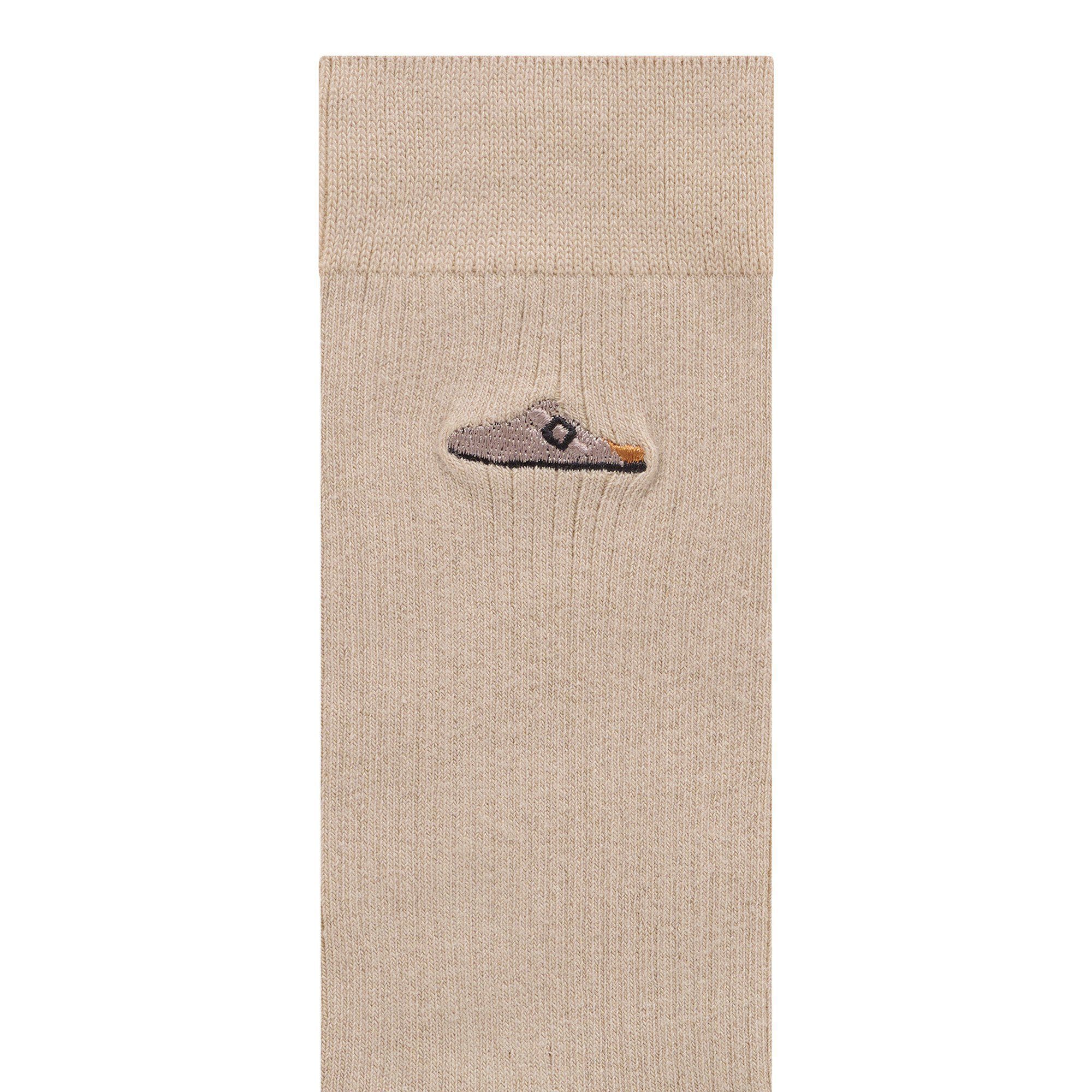 Chaussettes en coton à mailles côtelées Coton/Polyamide/Elasthan