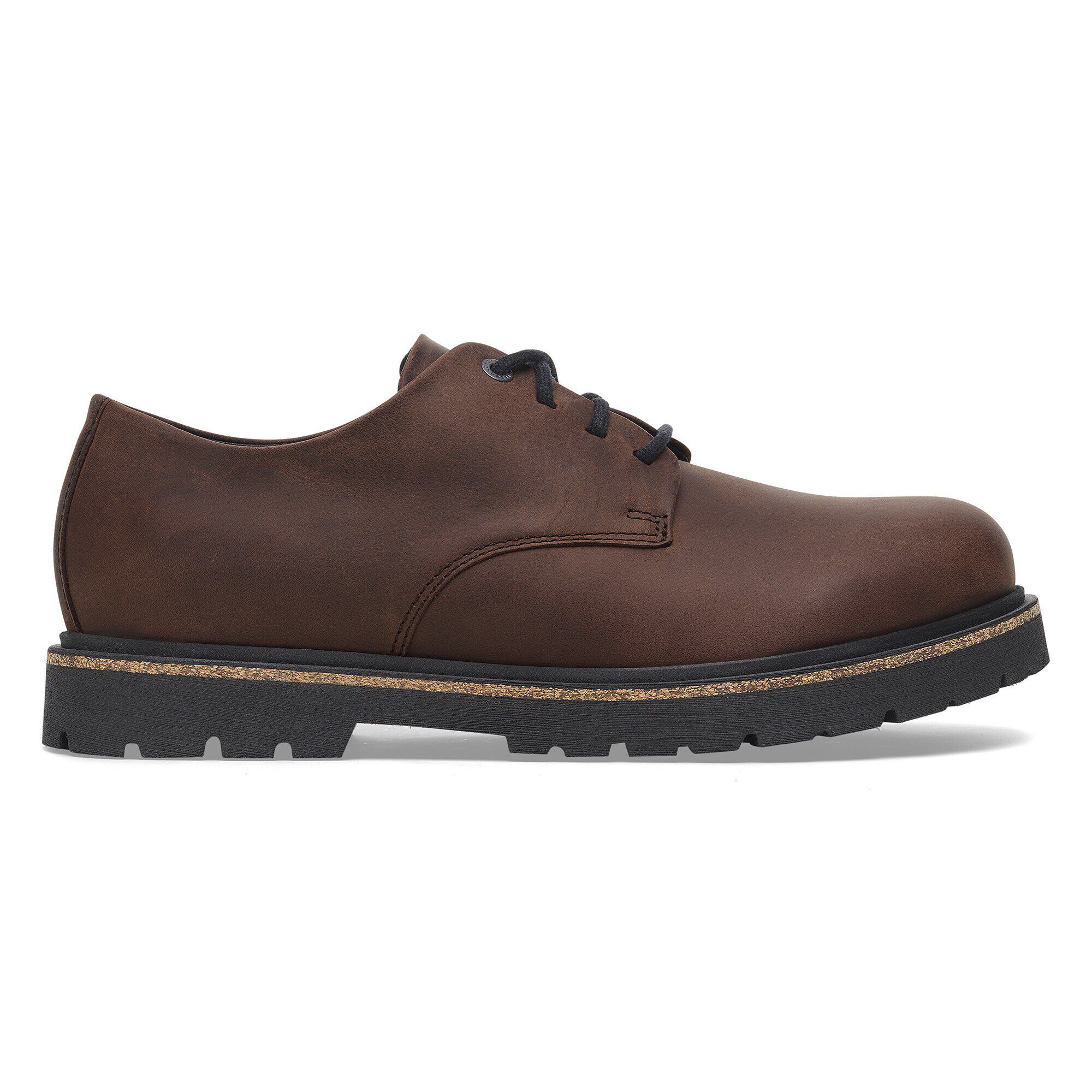 Mocassin à lacets Highwood en cuir naturel
