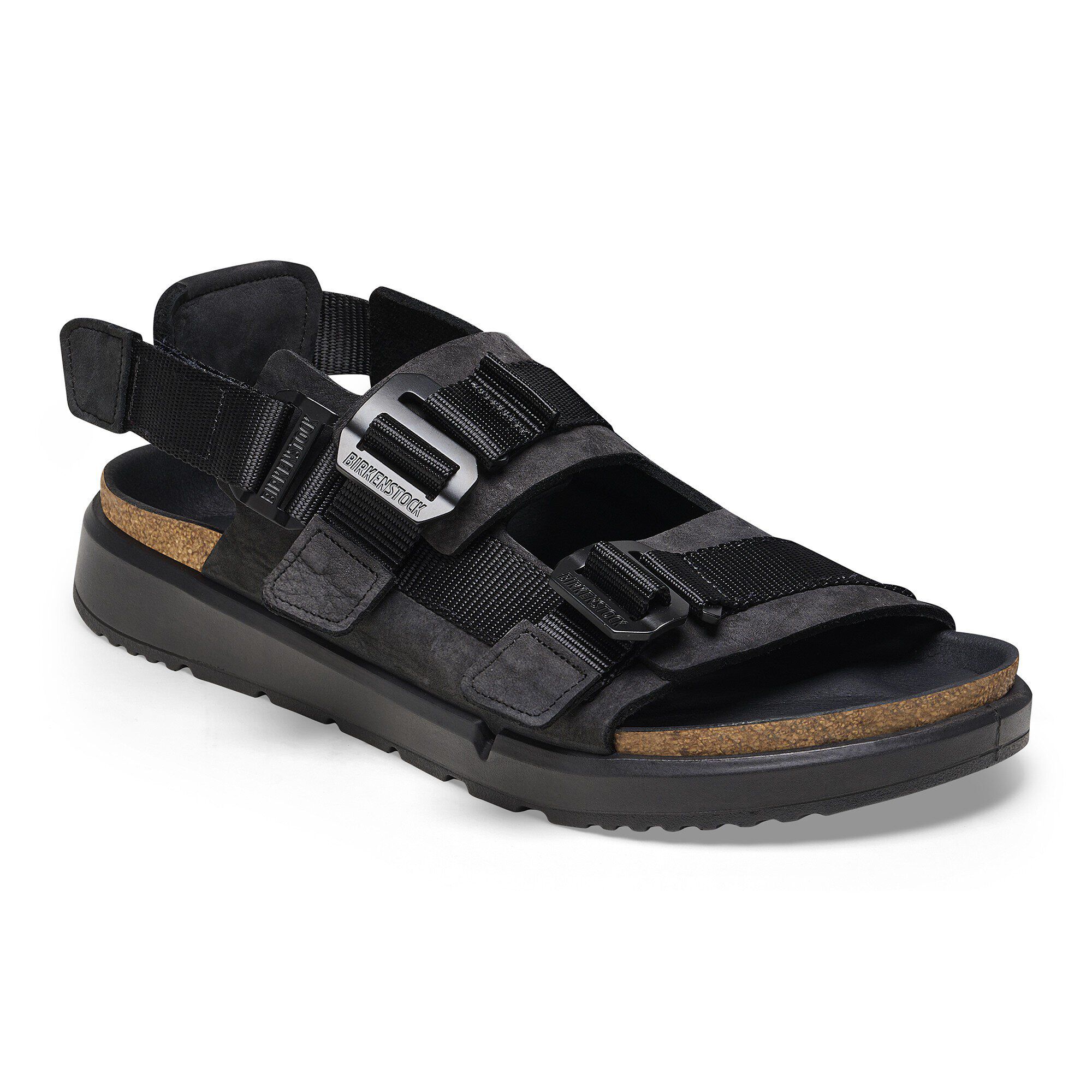 Birkenstock Shinjuku en cuir/textile naturel