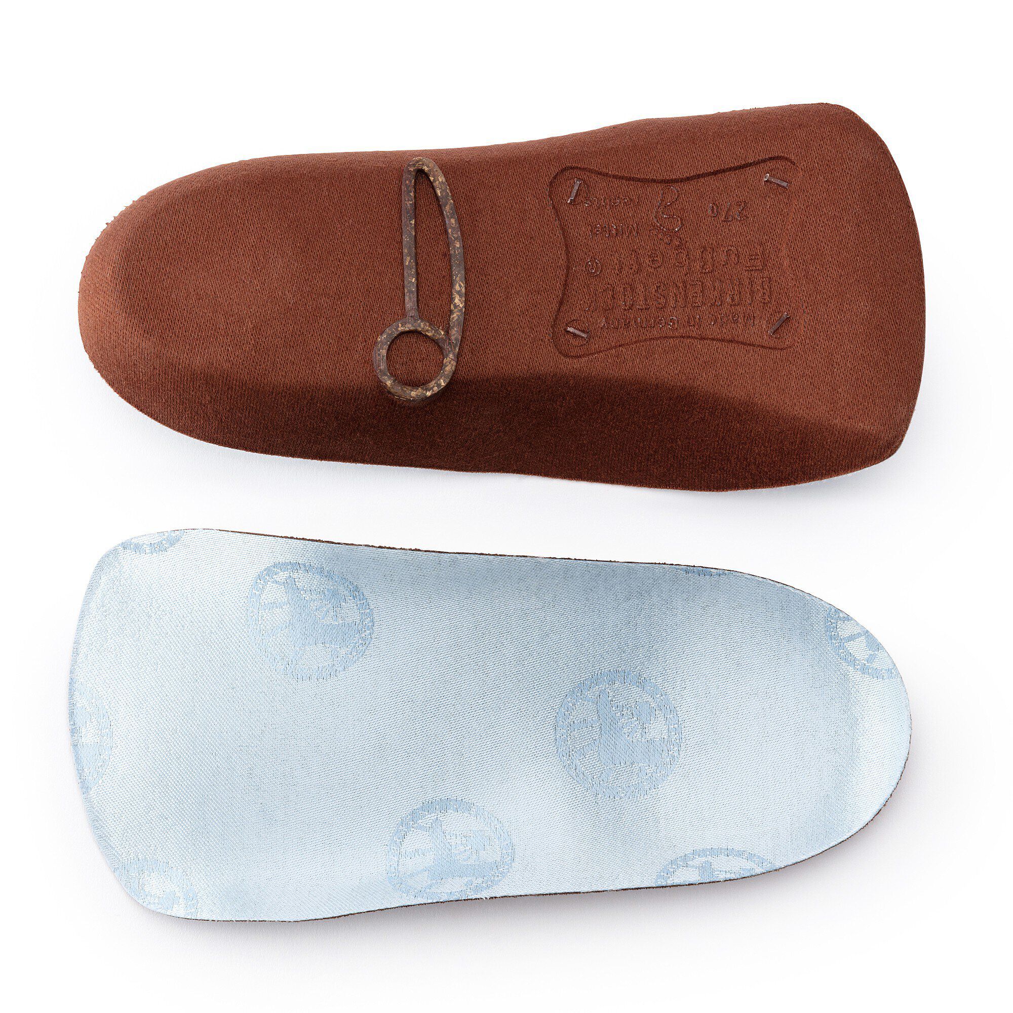 Semelle plantaire bleue Tradition coton