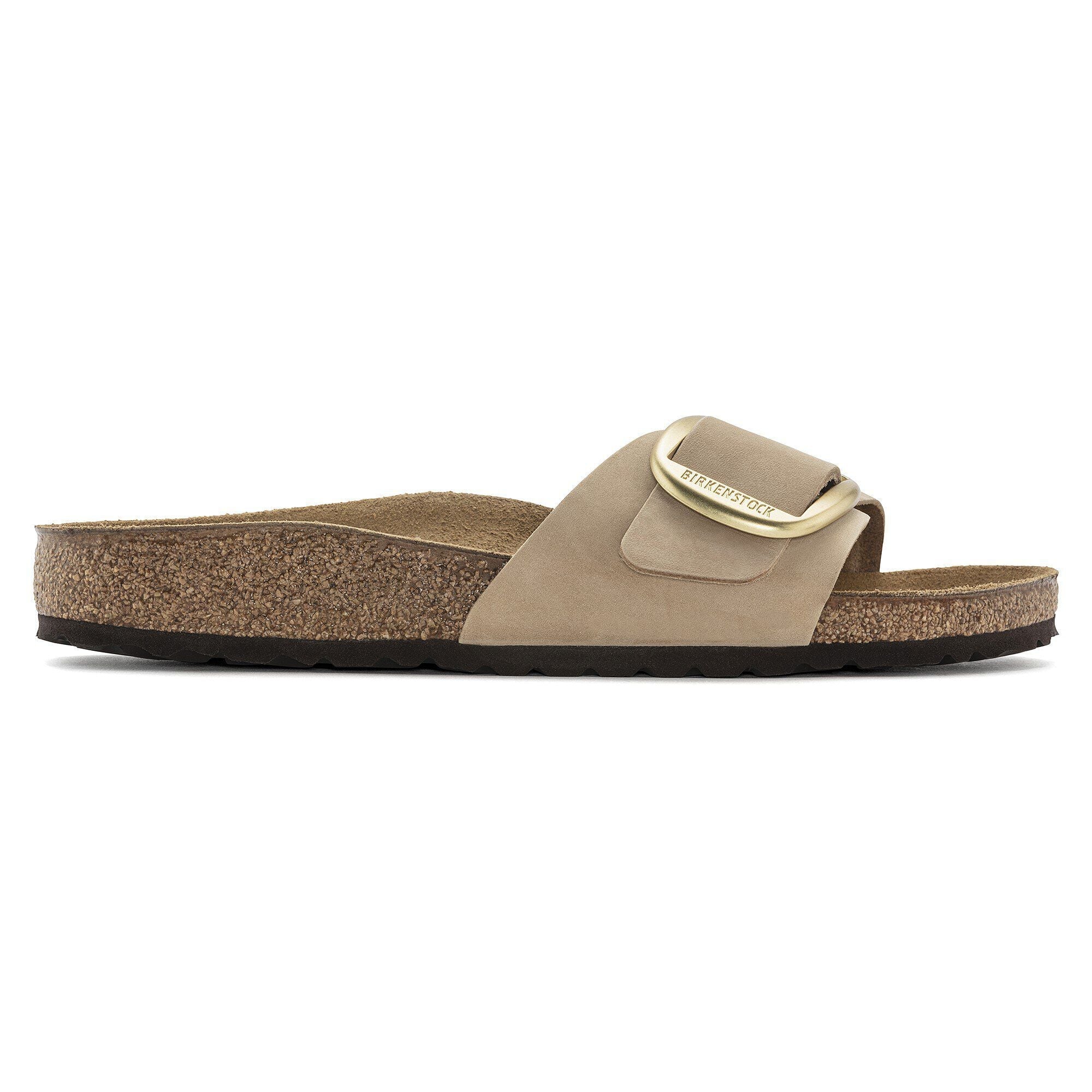 Birkenstock Madrid Grande Boucle Cuir Nubuck Naturel
