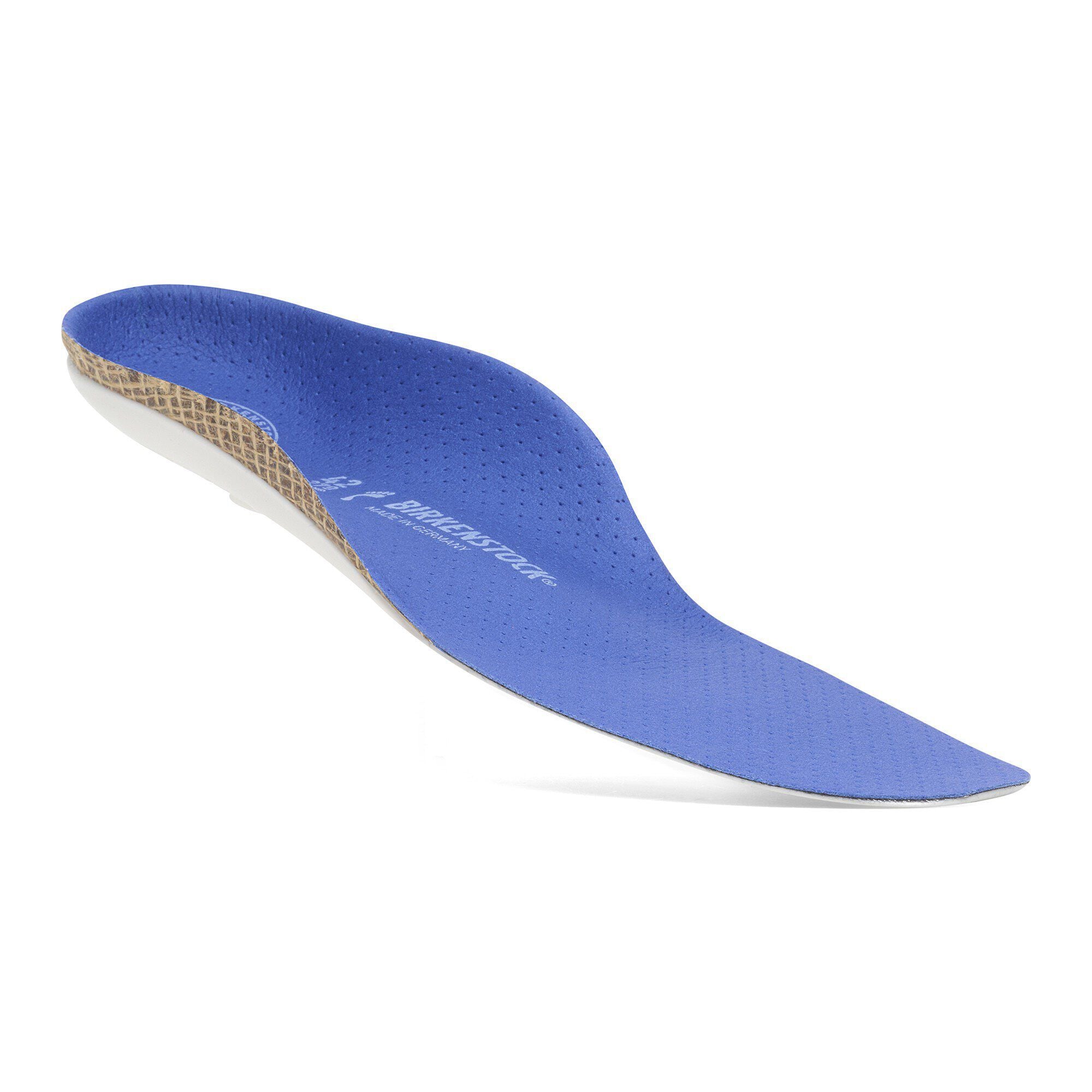 Semelles de chaussure en emballage recyclé Bleu