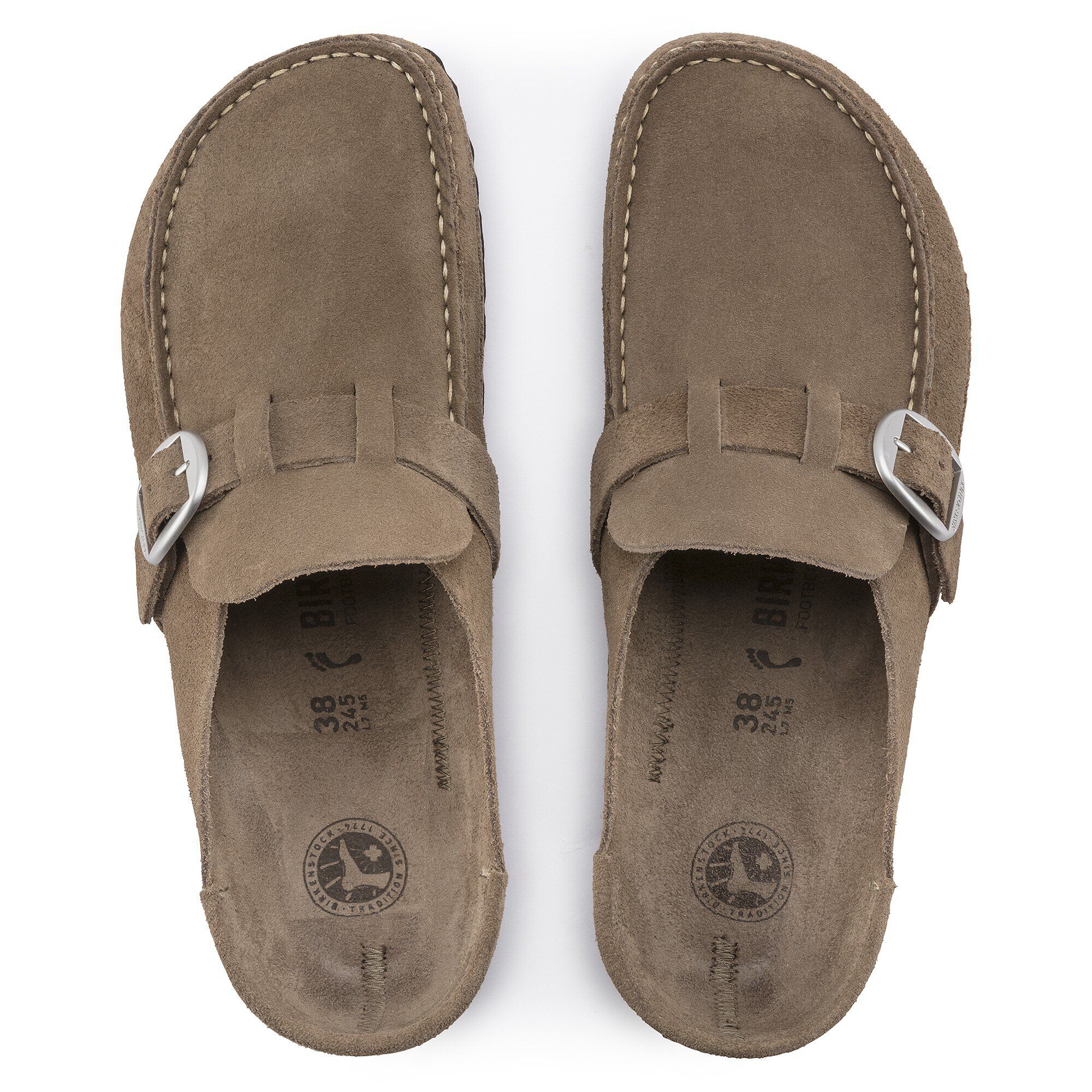 Buckley en cuir velours
