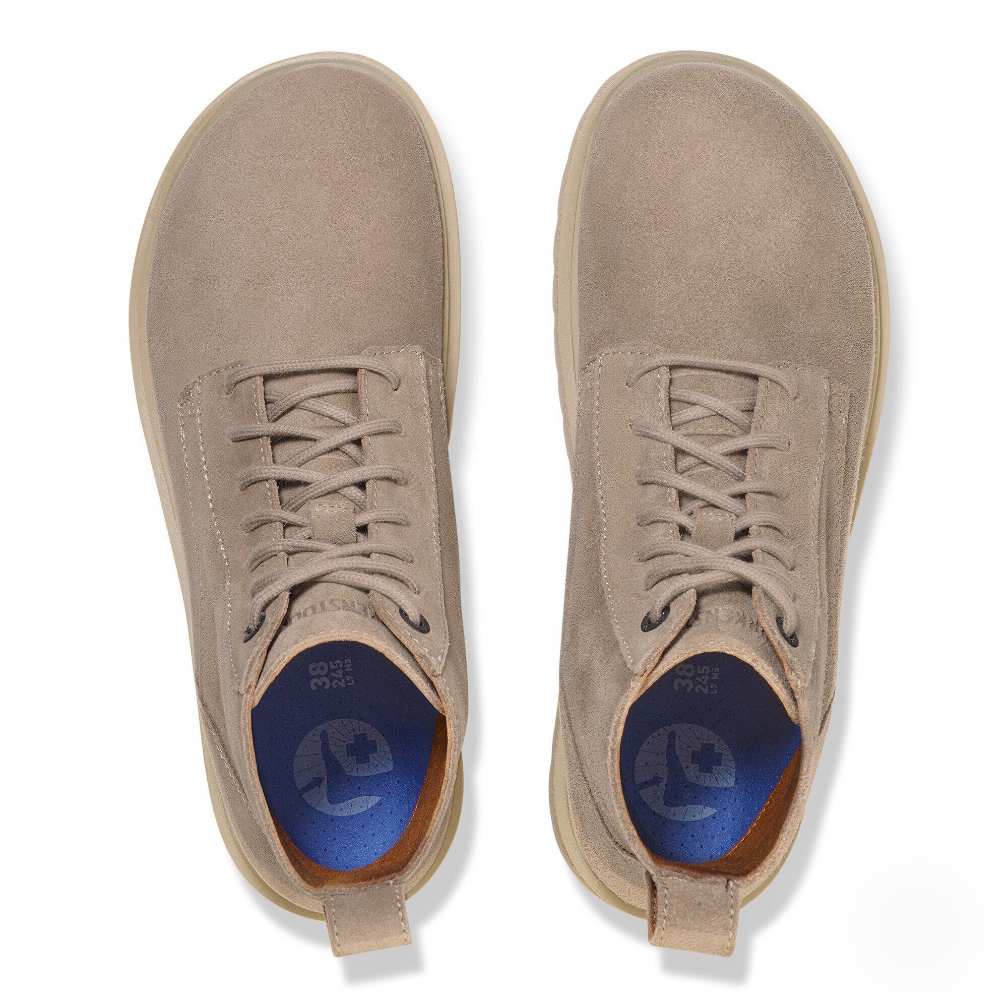 Bottes Chelsea mi-basses en cuir velours Highwood