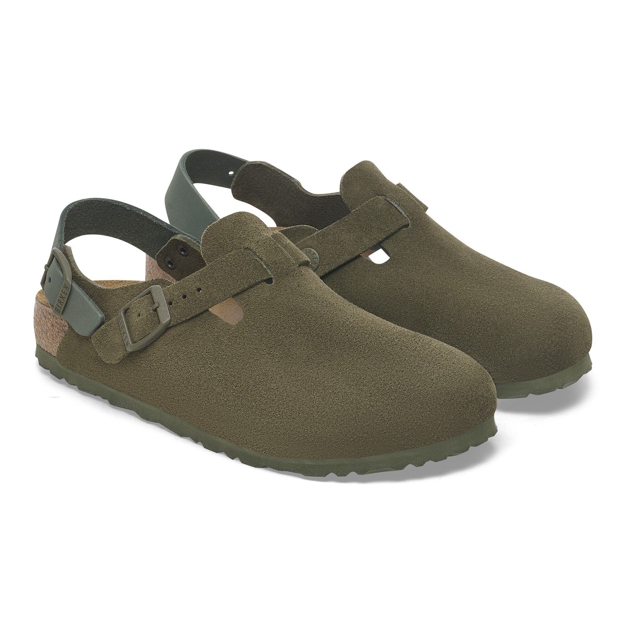 Chausson Tokio en cuir velours