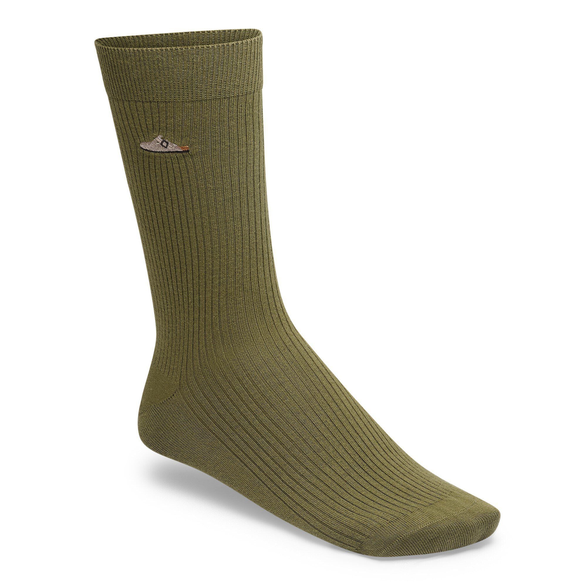 Chaussettes en coton à mailles côtelées Coton/Polyamide/Elasthan