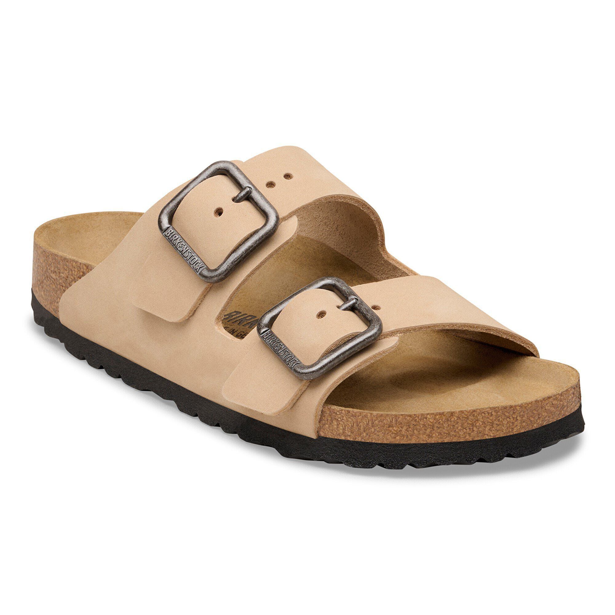 Boucle de ceinture en fil de fer cuir nubuck Arizona