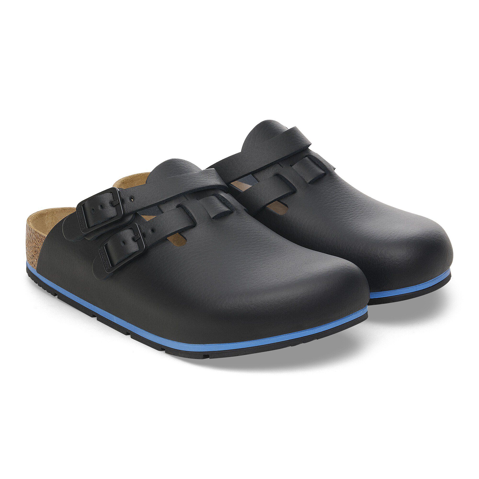 Clog Kay PRO en cuir naturel enduit