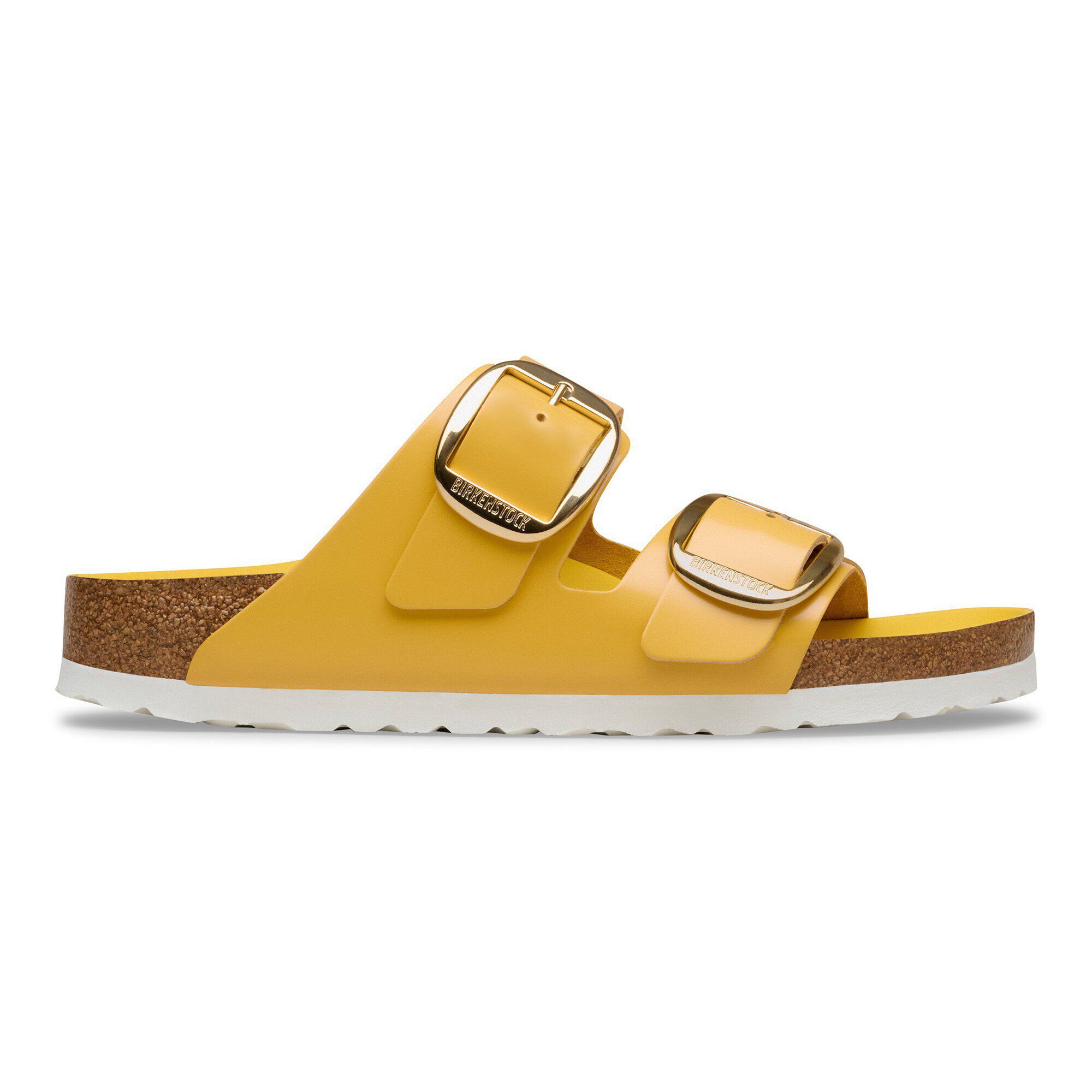 Birkenstock Arizona Grande Boucle Cuir Naturel Patenté