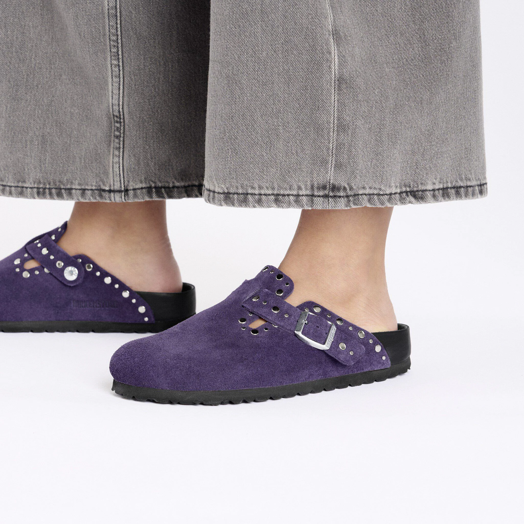 Cuir de suède Boston Rivet