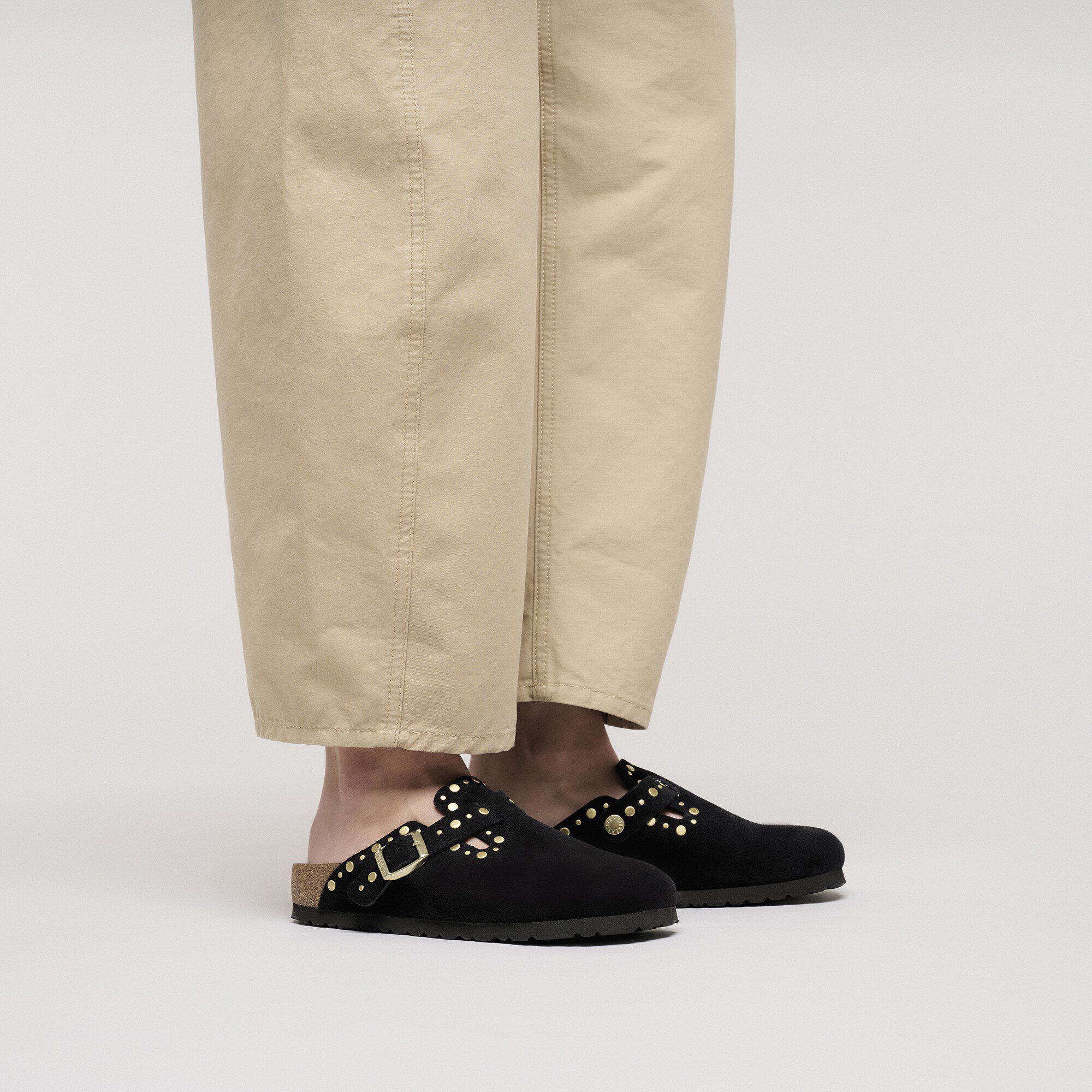 Cuir de suède Boston Rivet