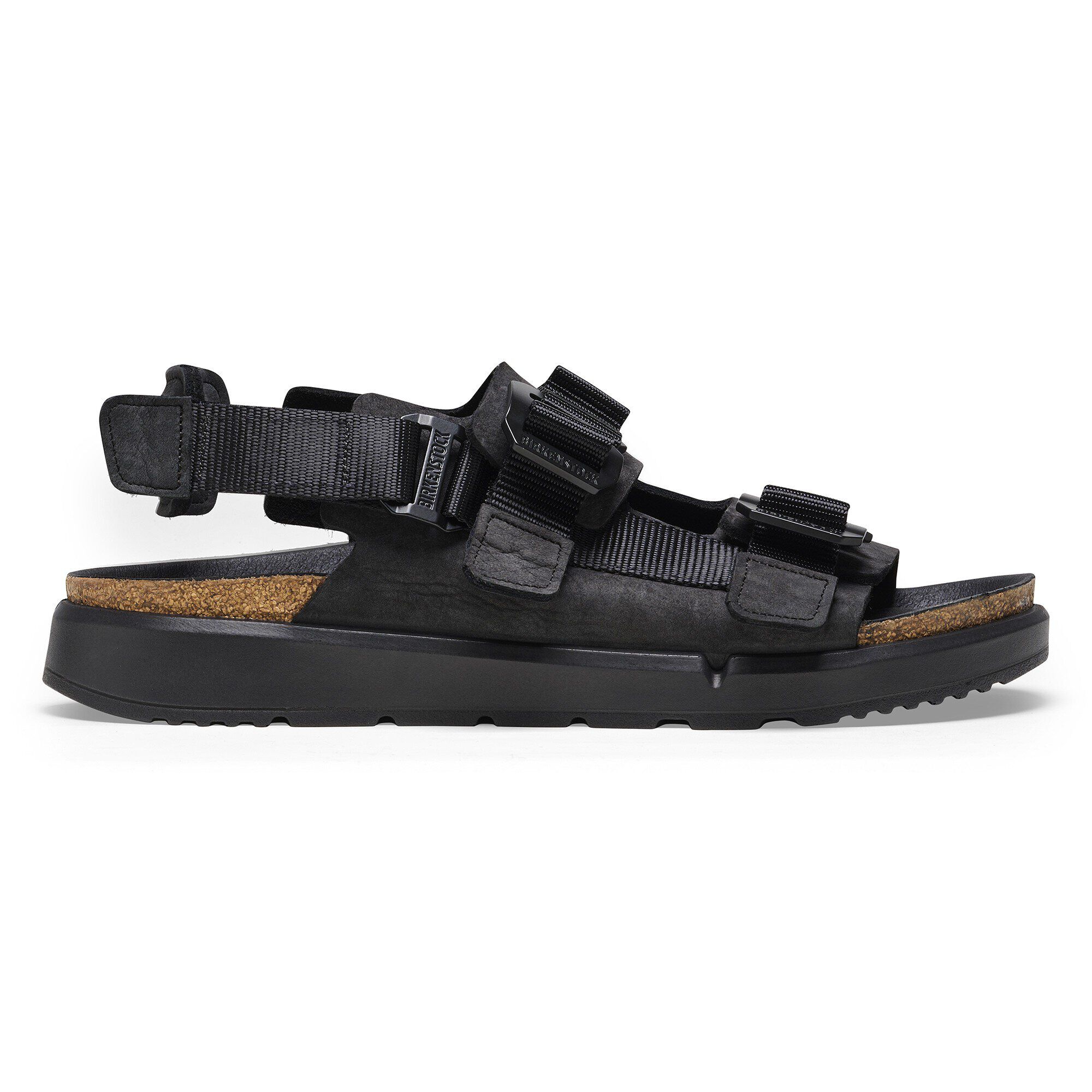 Birkenstock Shinjuku en cuir/textile naturel