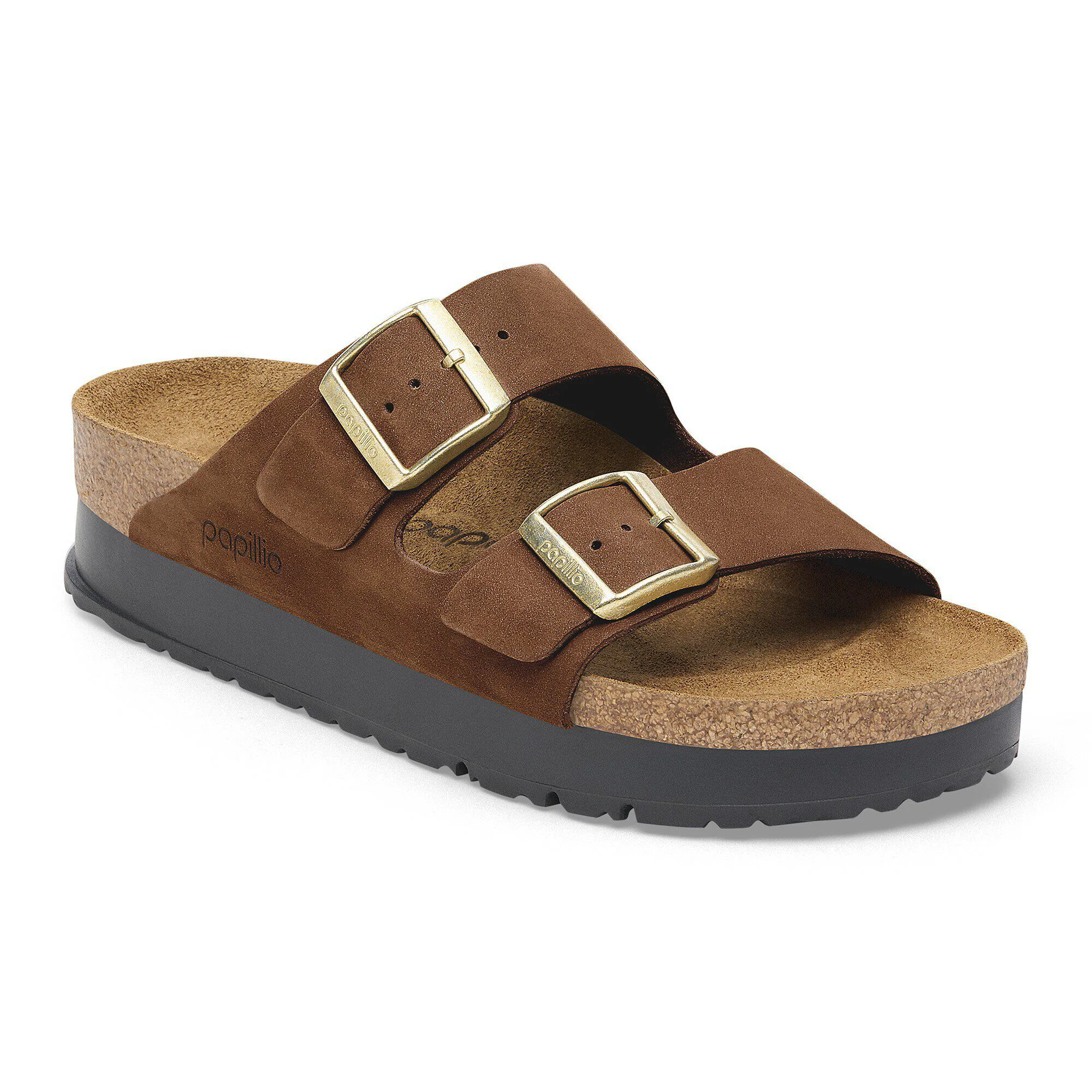 Plateforme Arizona PAP en cuir nubuck
