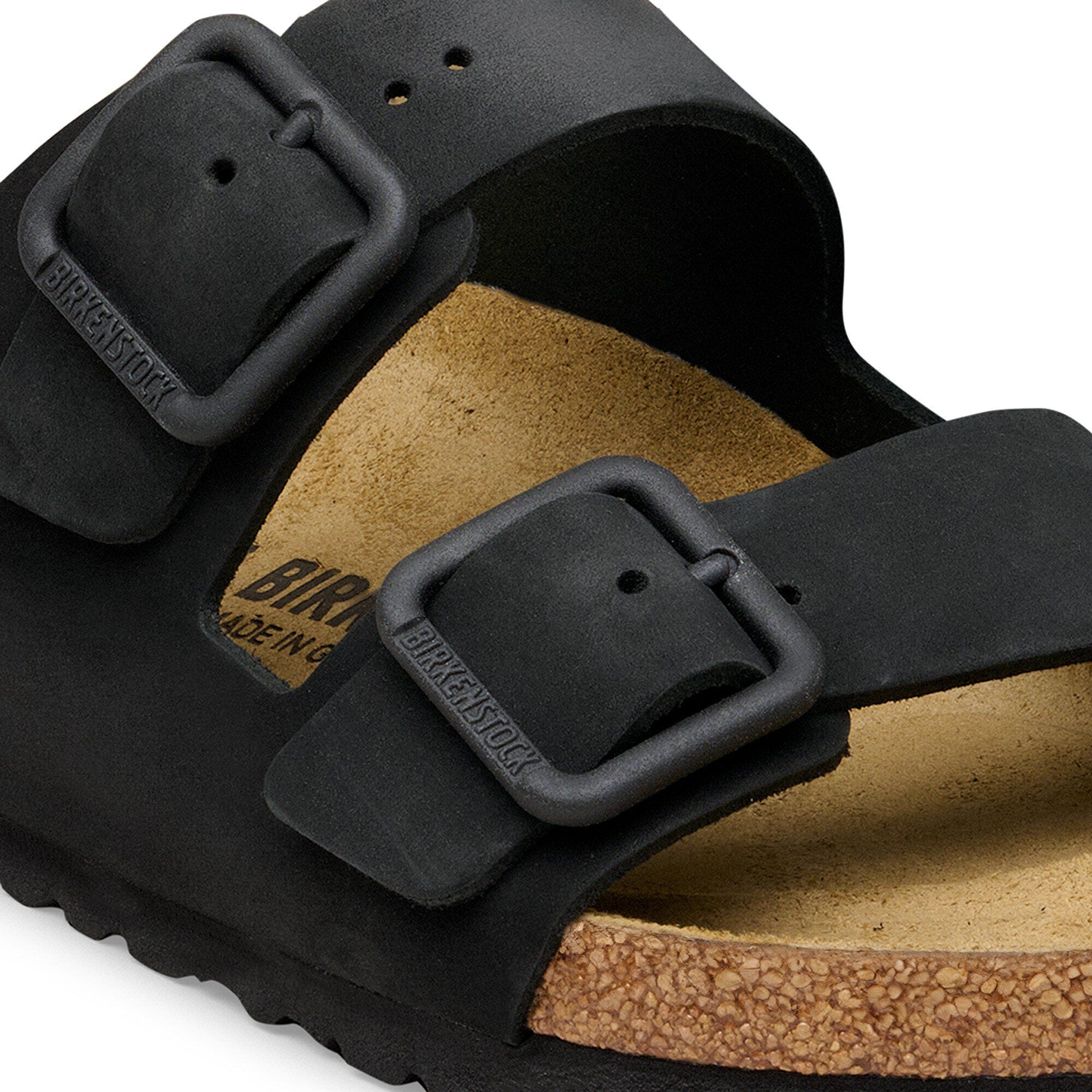 Boucle de ceinture en fil de fer cuir nubuck Arizona