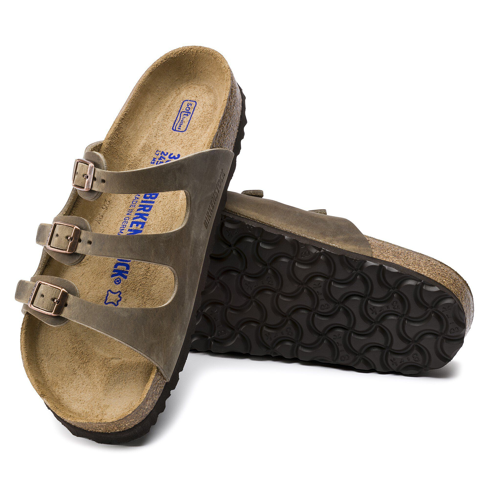 Florida Soft Footbed Cuir Naturel Huilé