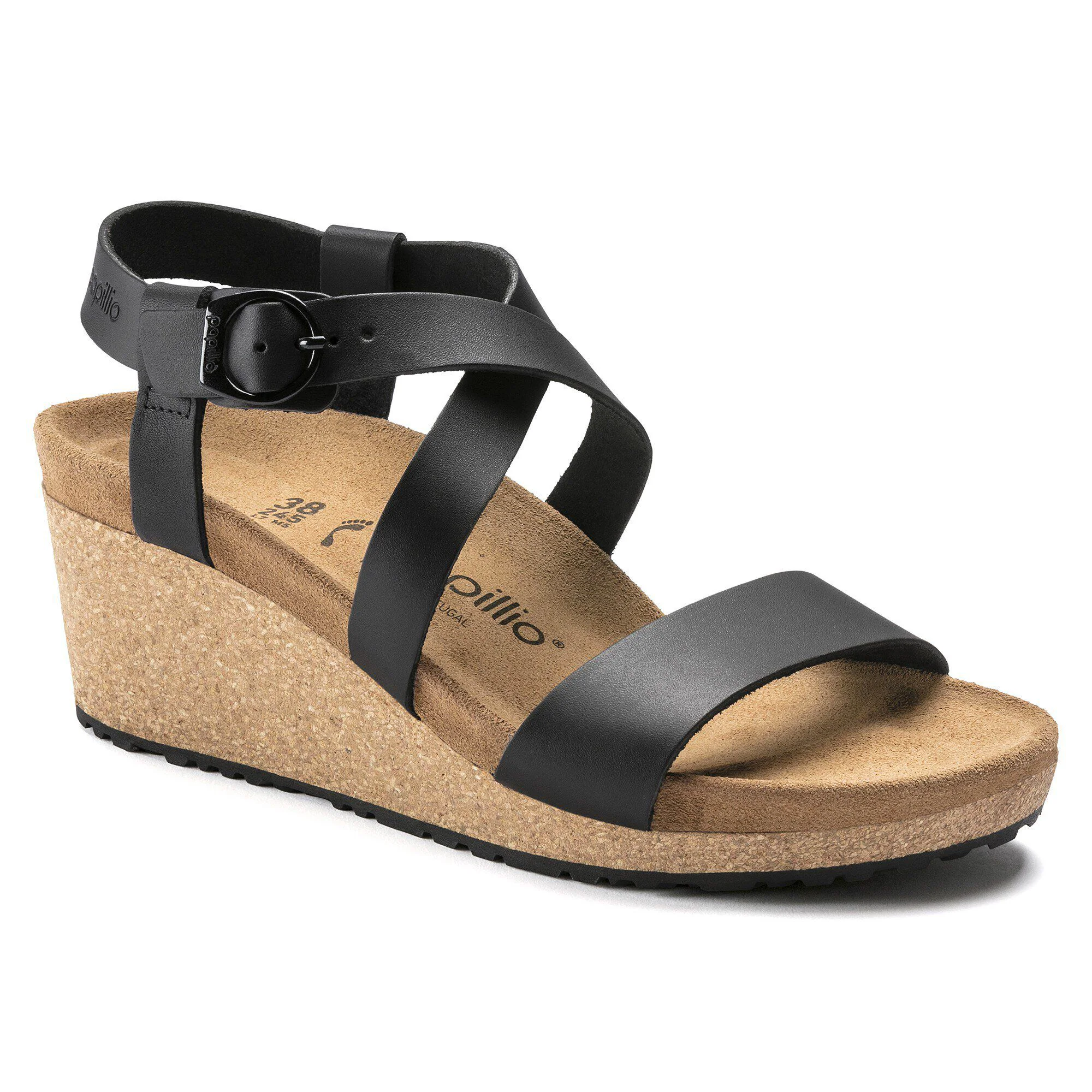 Sandalie Sibyl en cuir naturel