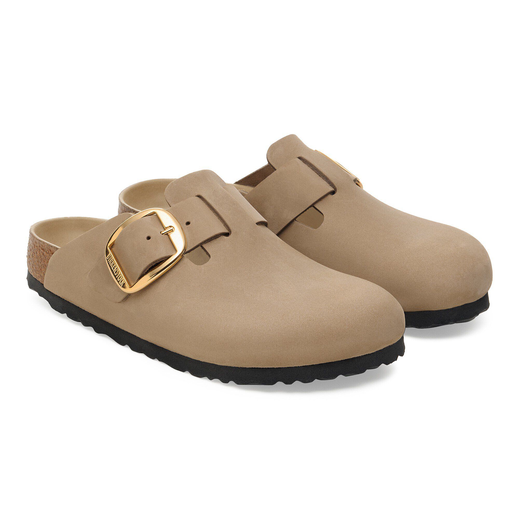 Boston Big Buckle Cuir Naturel Huilé