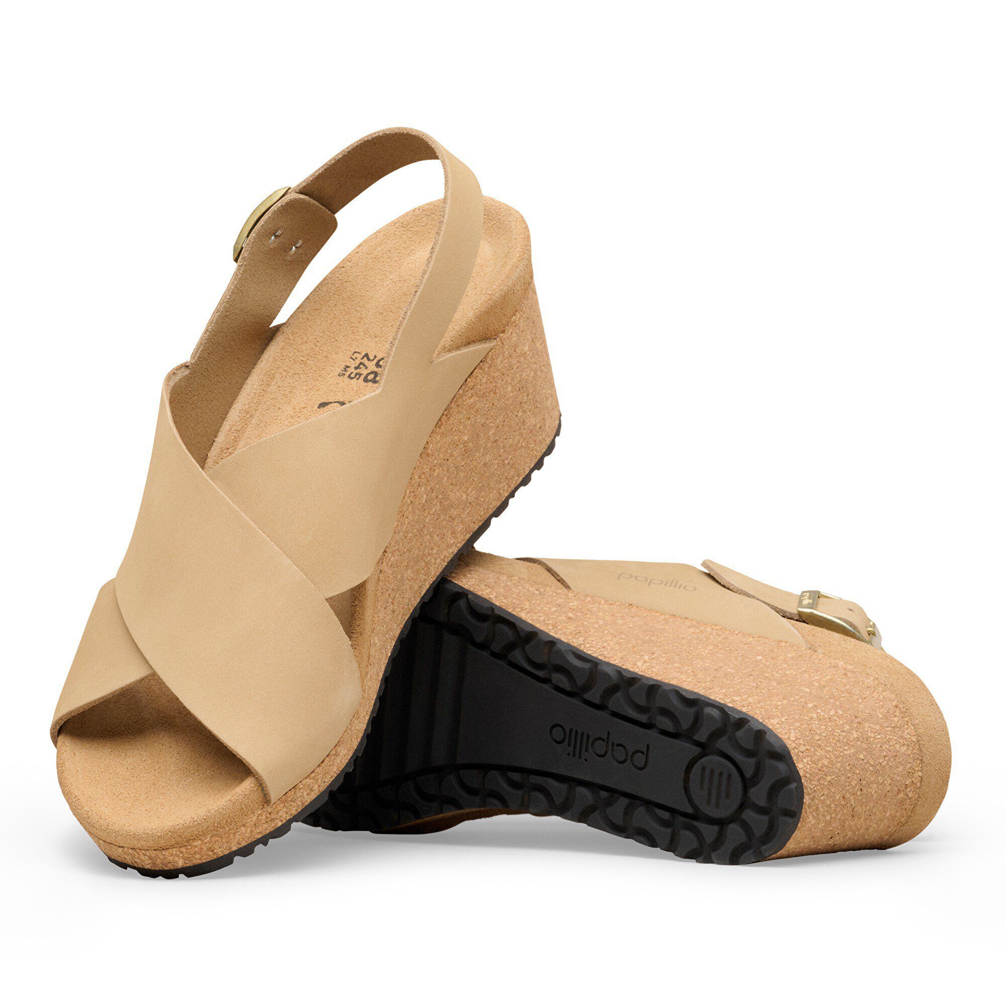 Sandalette en cuir nubuck Samira