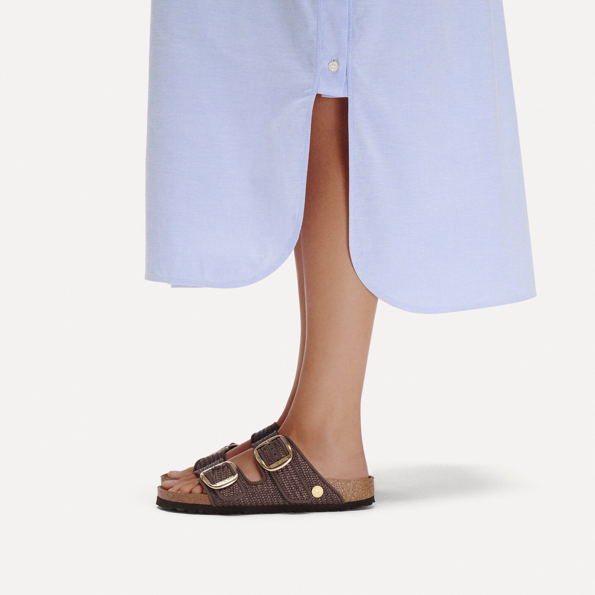 Buckle en tissu de raphia Arizona