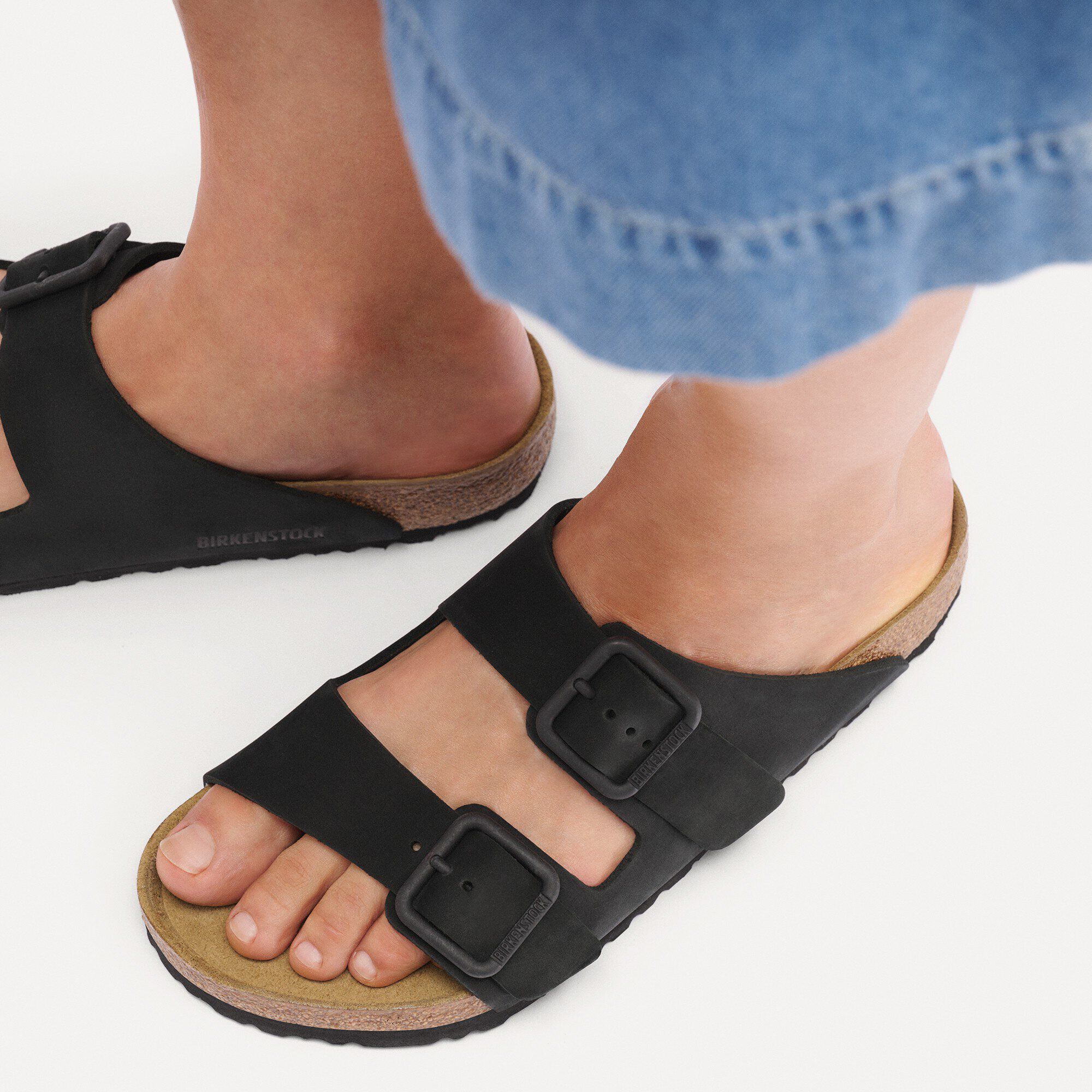 Boucle de ceinture en fil de fer cuir nubuck Arizona