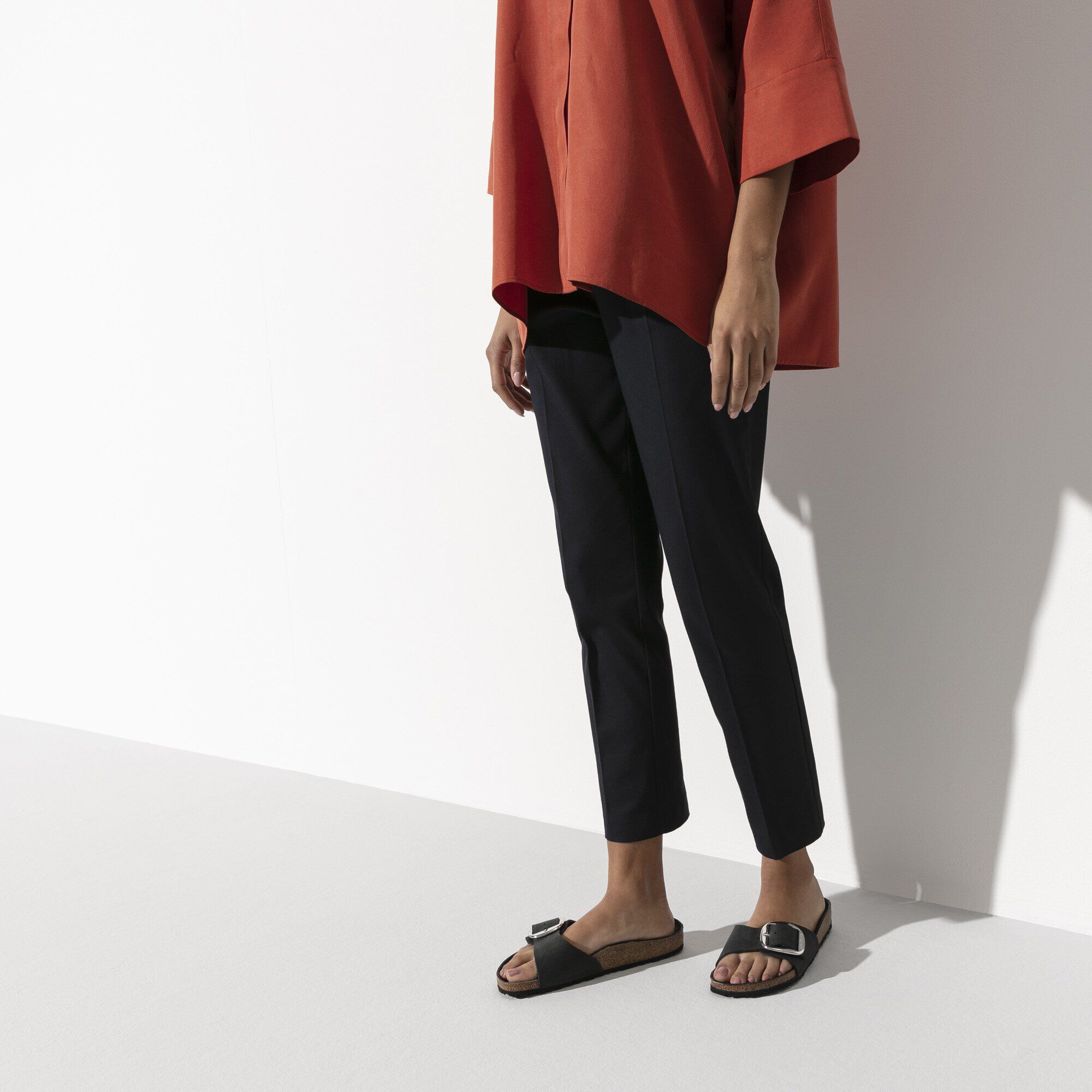 Birkenstock Madrid Grande Boucle Cuir Naturel Huilé