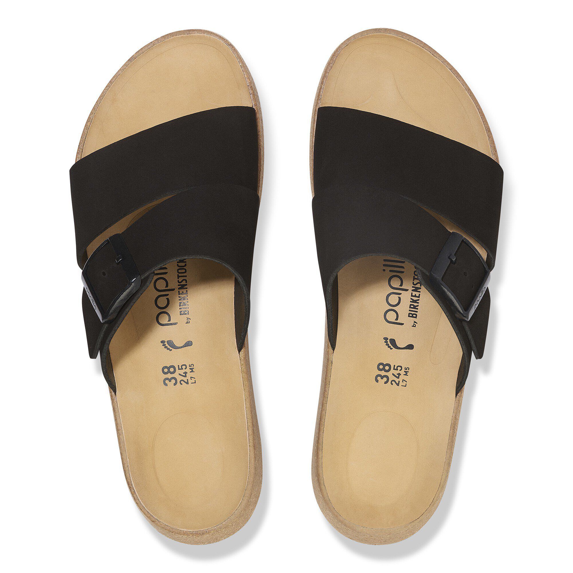 Sandale Almina en cuir nubuck