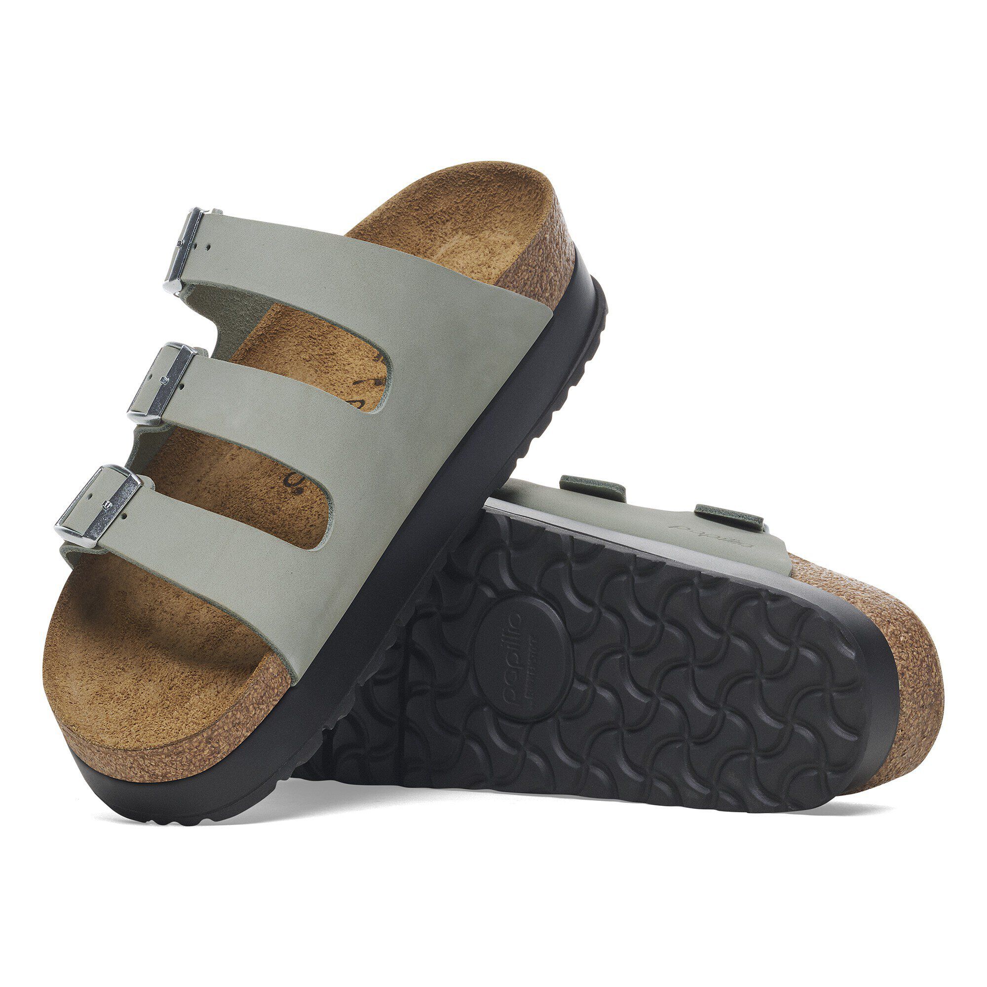 Plateforme Florida en cuir nubuck