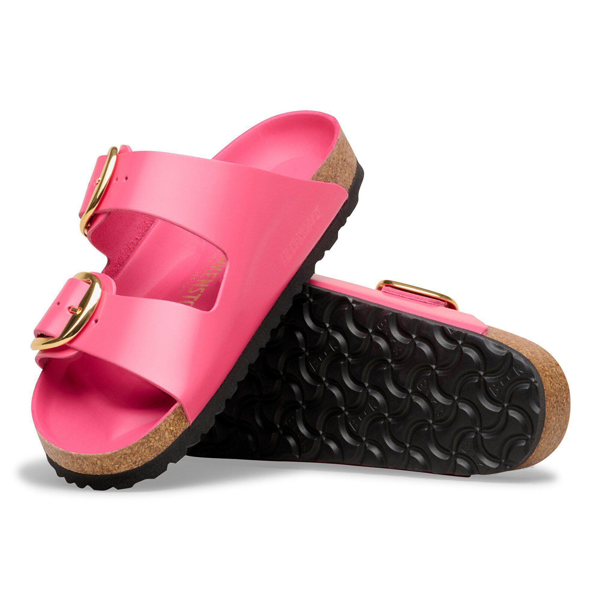 Arizona Big Buckle Cuir Naturel Patiné