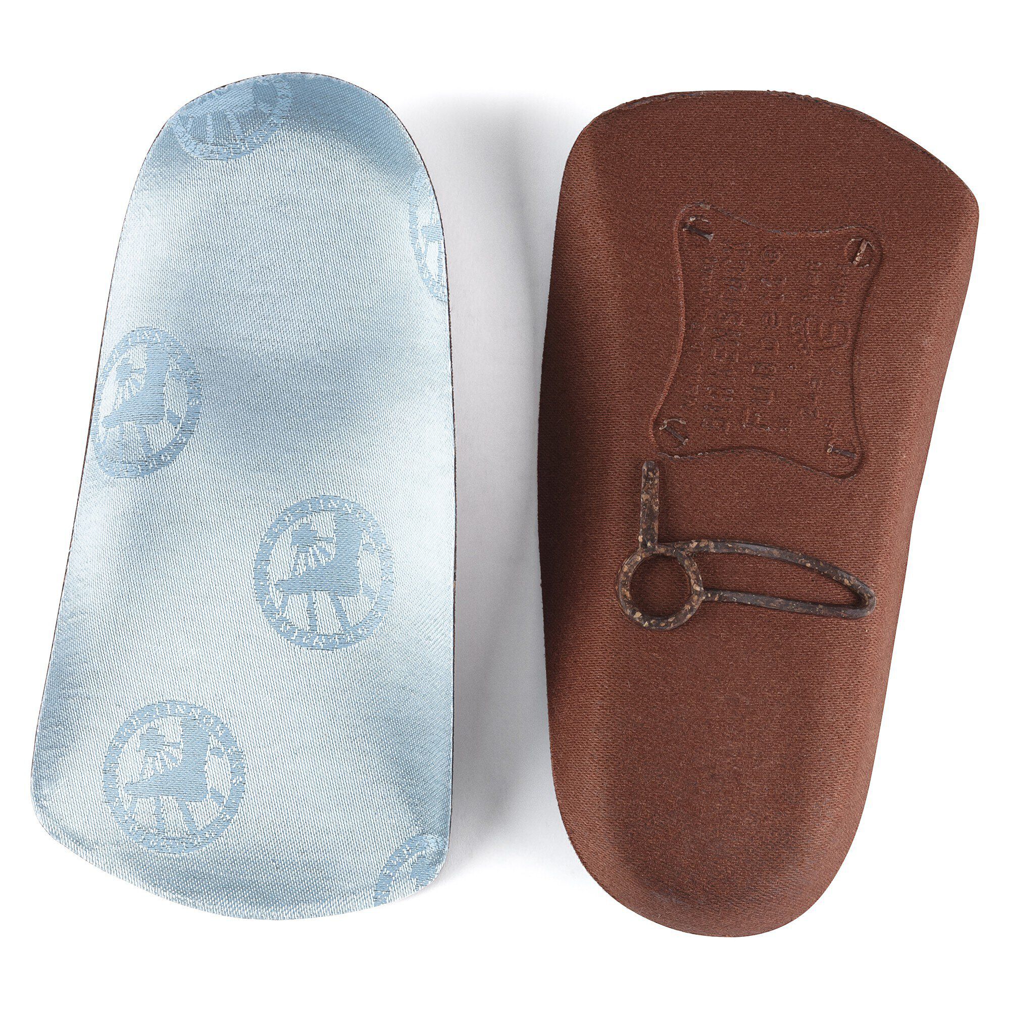 Semelle plantaire bleue en coton sport