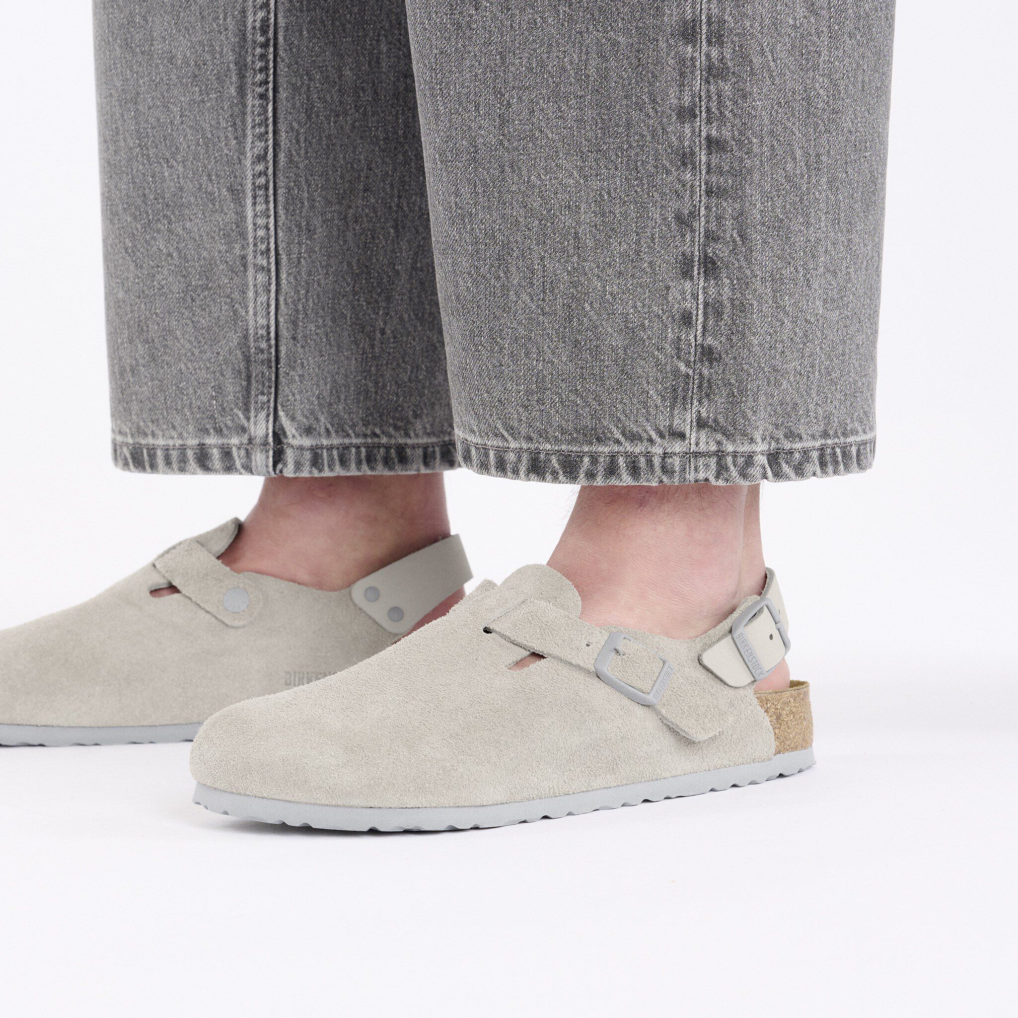 Chausson Tokio en cuir velours