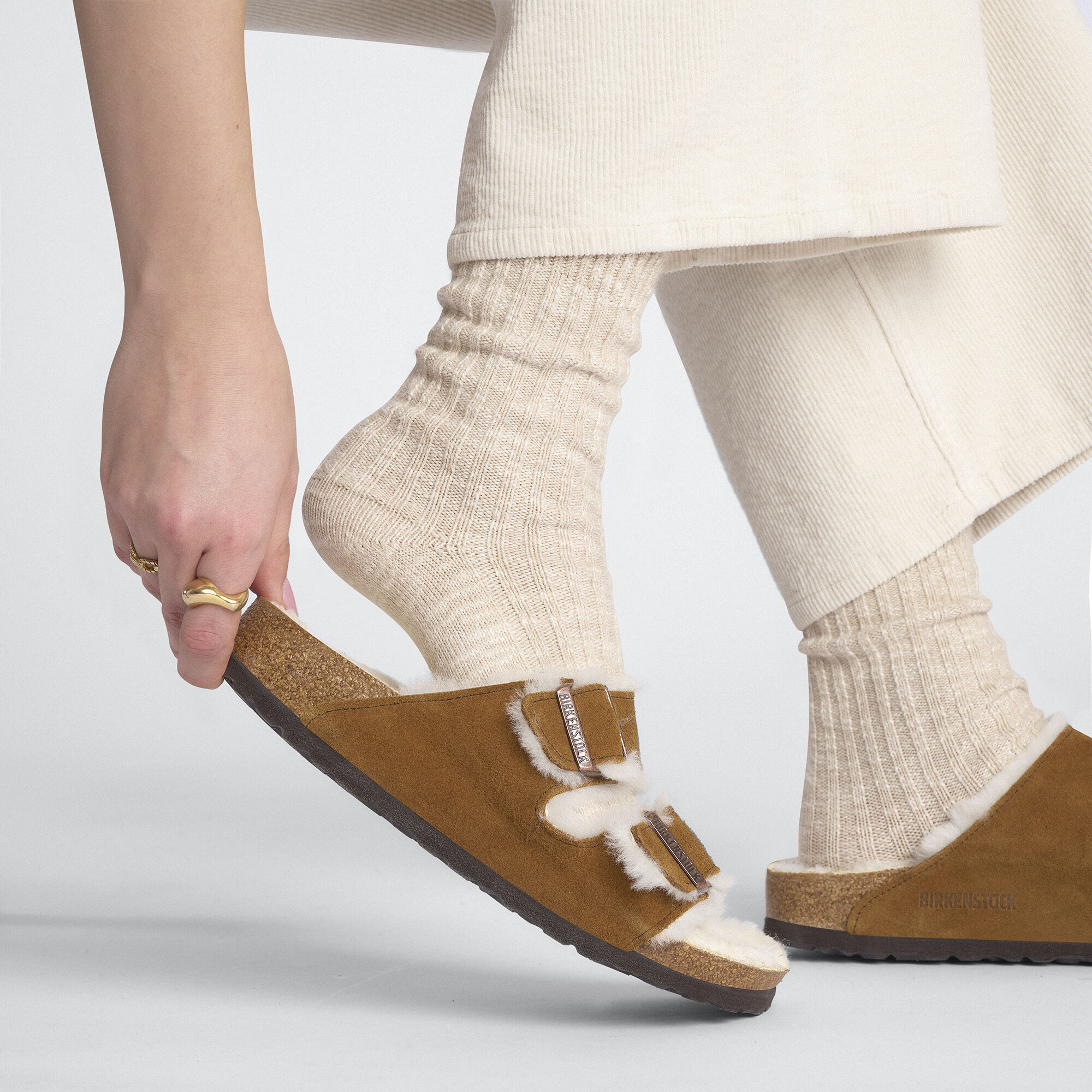 Ensemble Arizona Shearling et Coton Slub