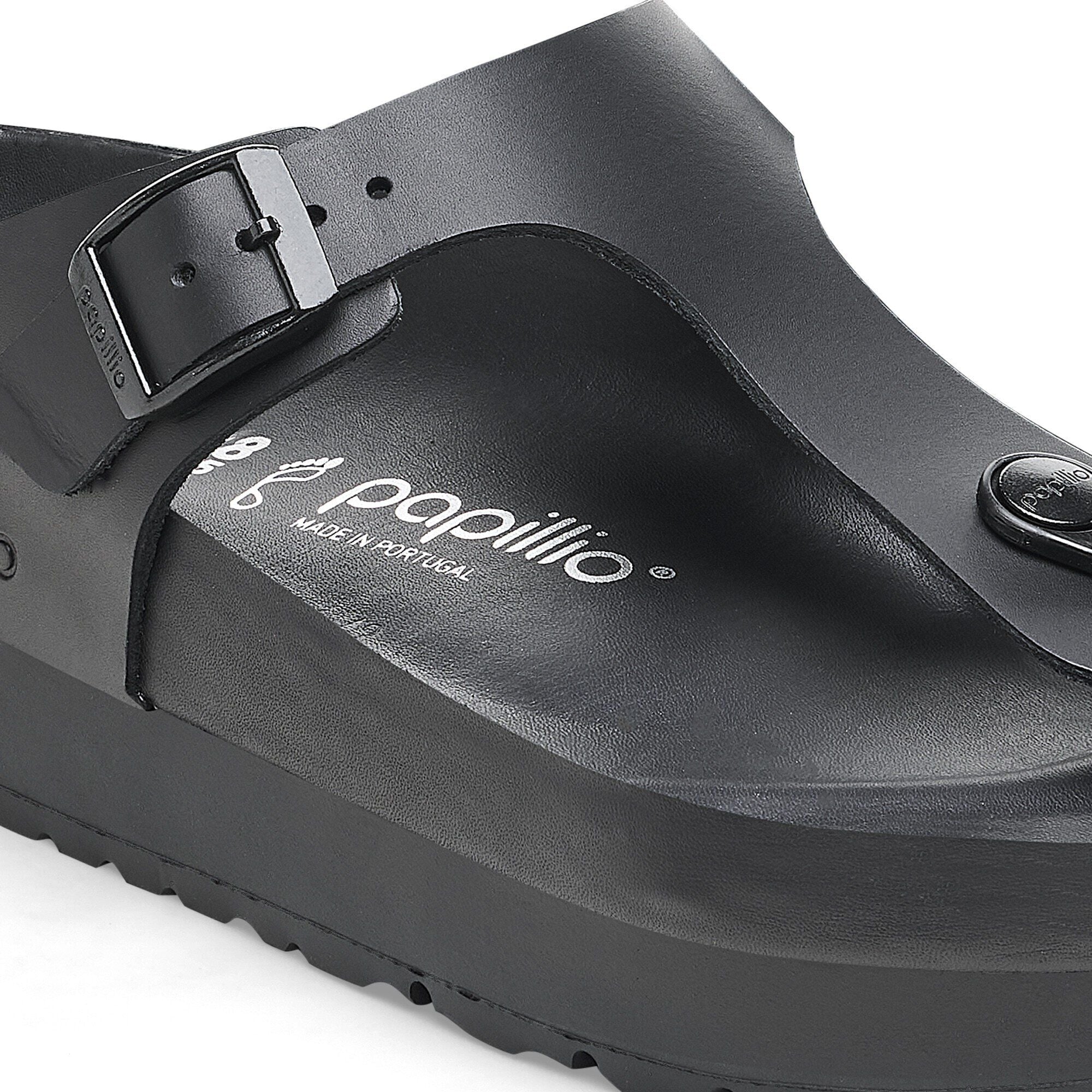 Plateforme Gizeh PAP en cuir naturel