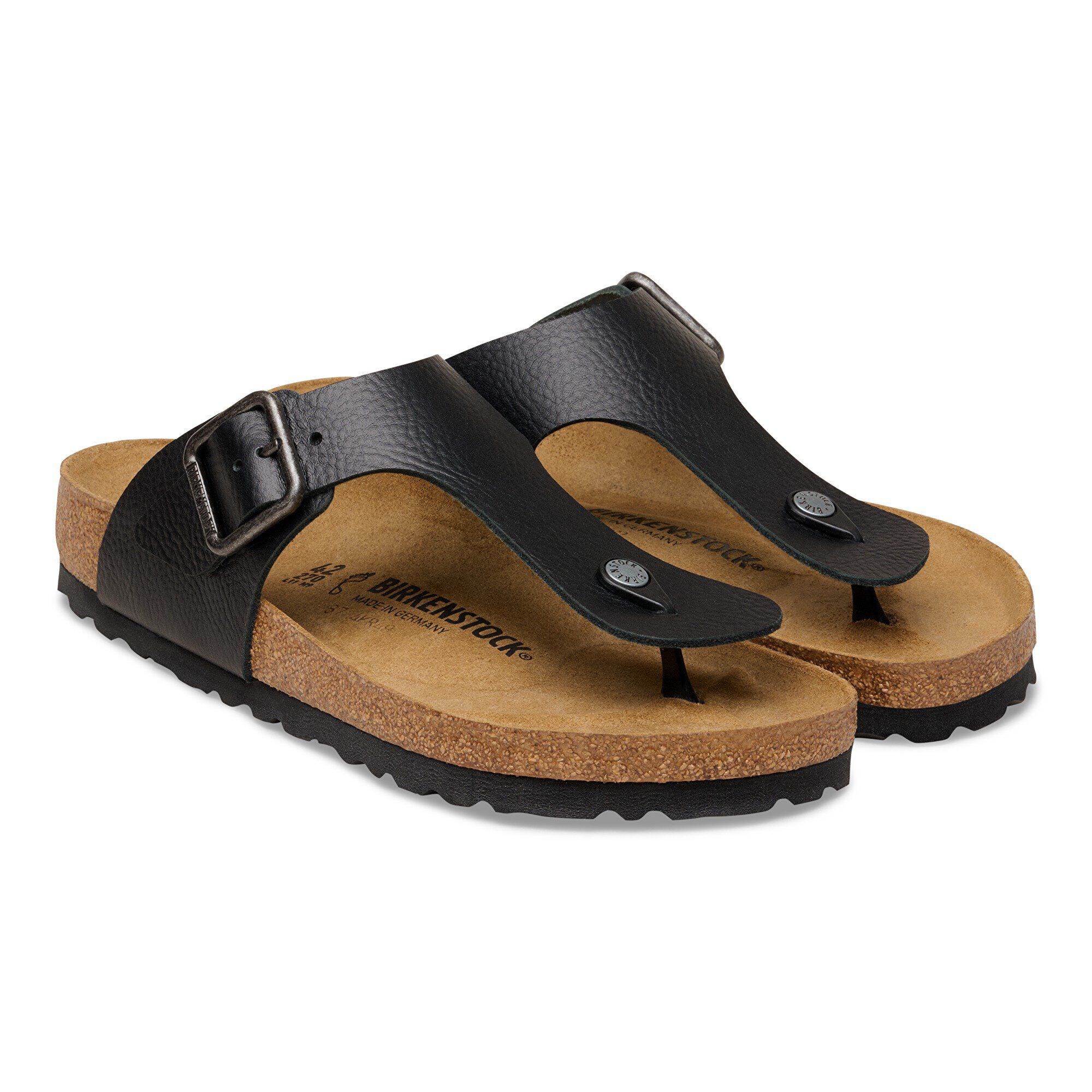 Boucle de ceinturon Ramses en cuir naturel