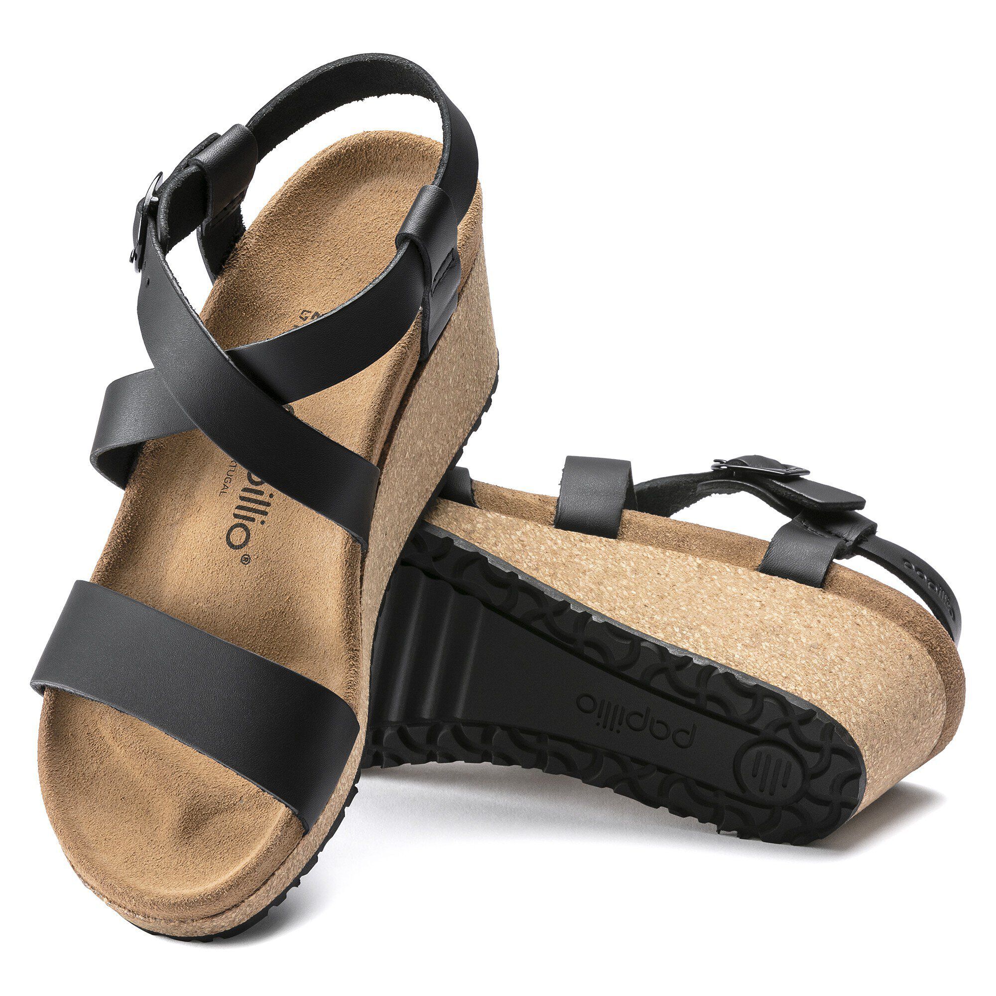 Sandalie Sibyl en cuir naturel