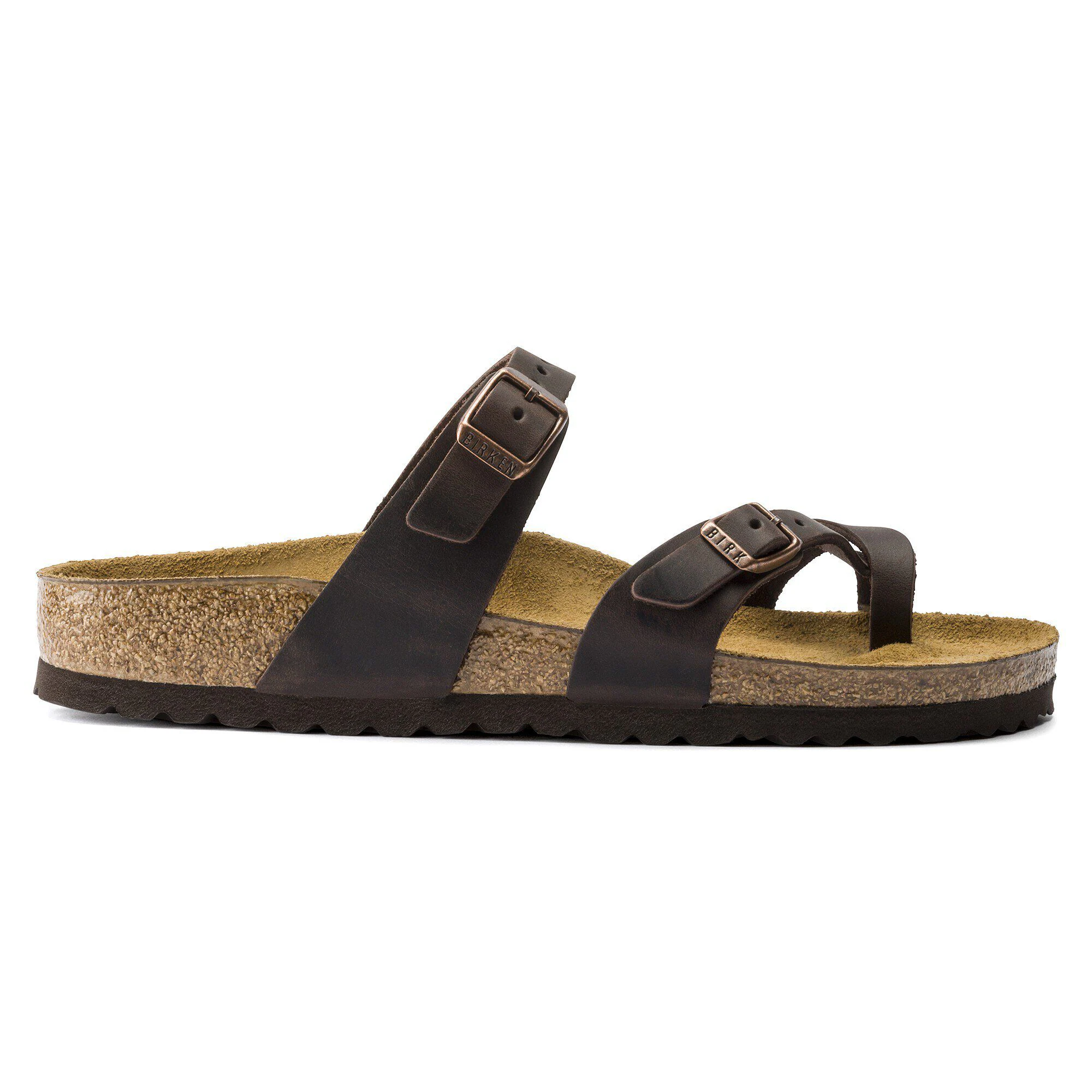 Sandale Mayari en cuir naturel huilé