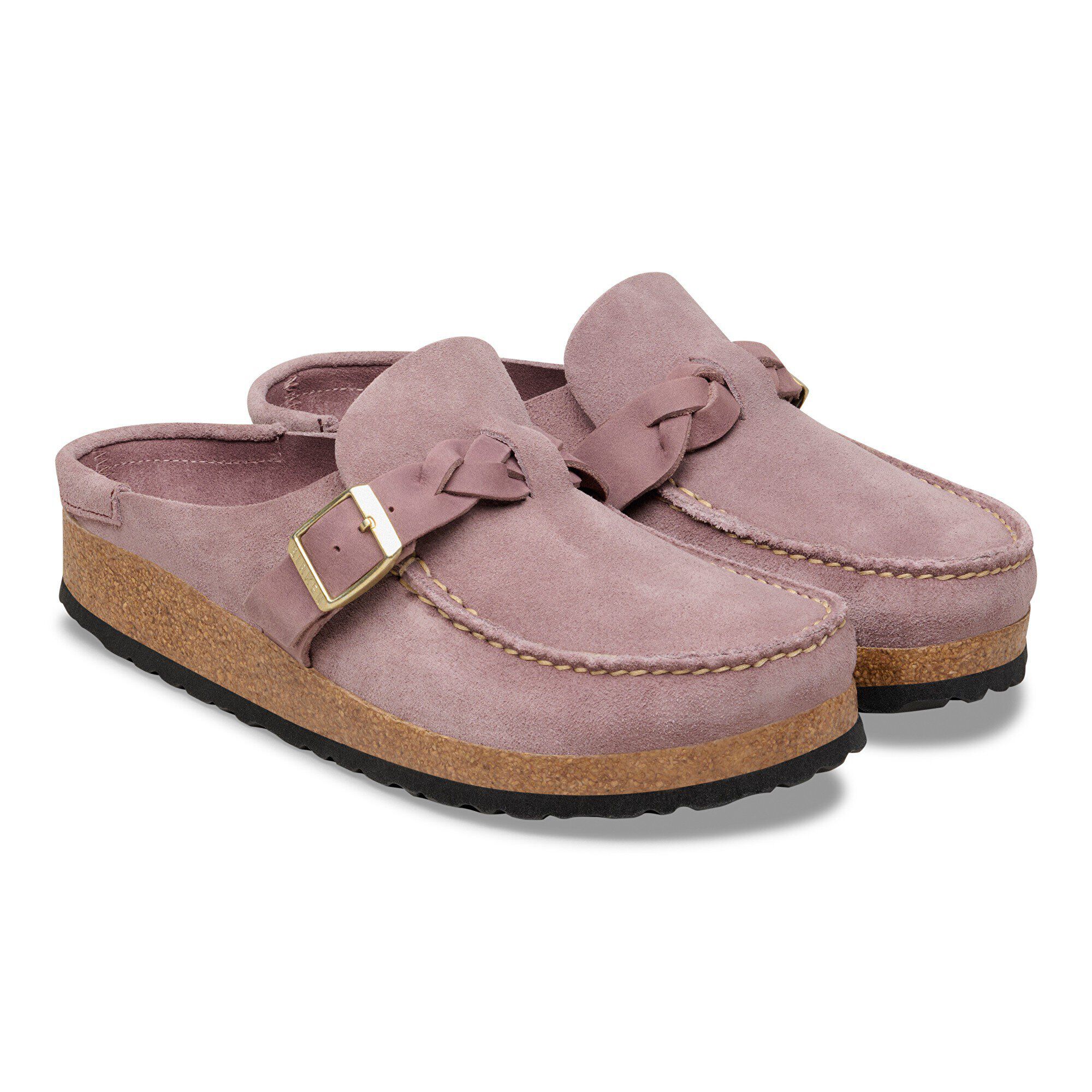 Buckley Tressé en cuir de daim