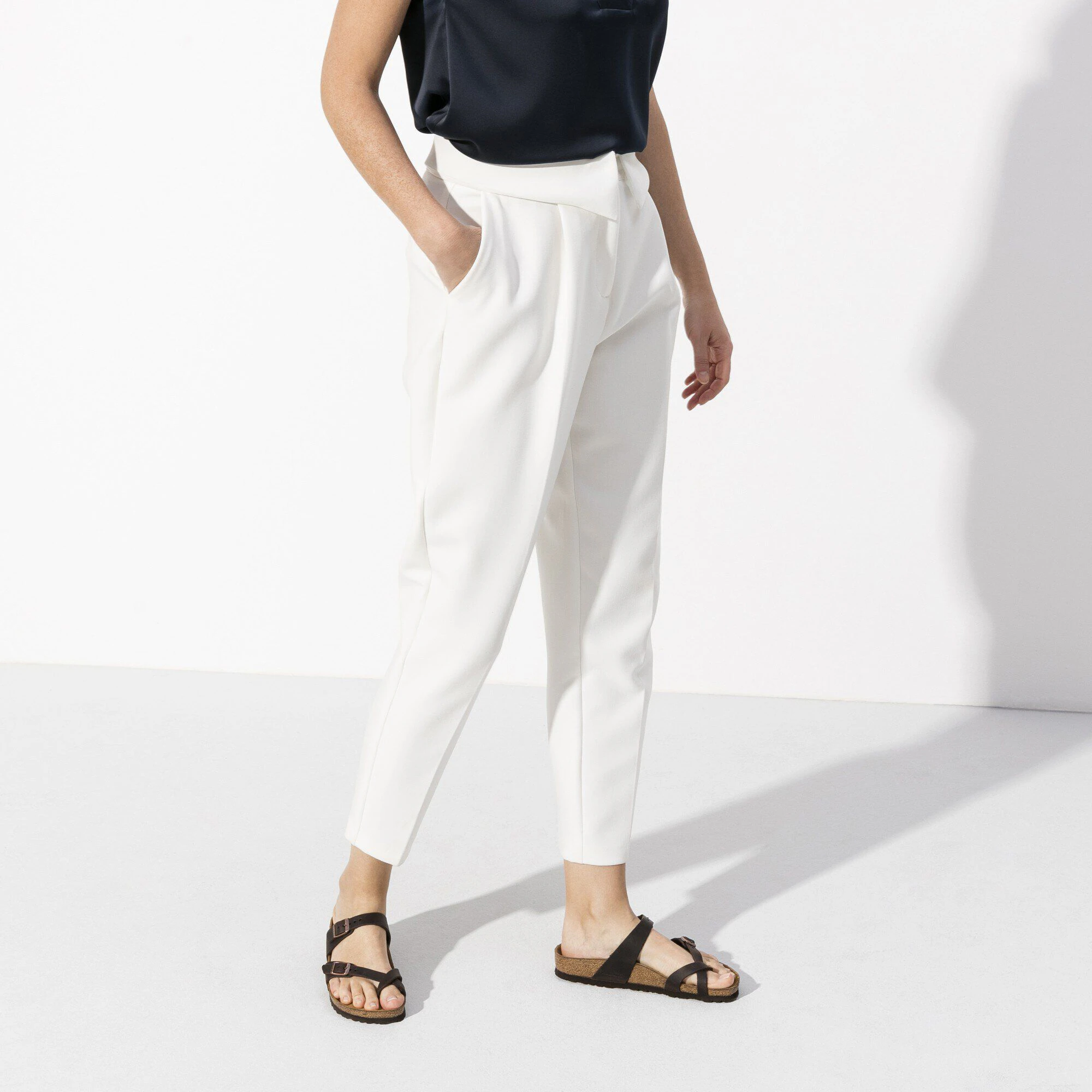 Sandale Mayari en cuir naturel huilé