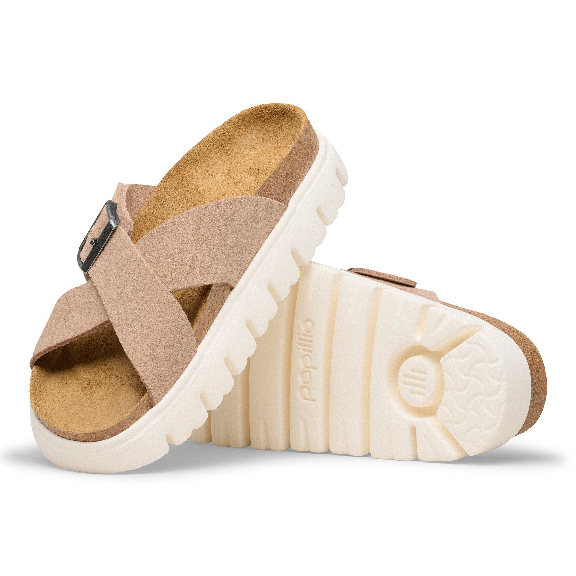 Siena PAP Chaussons en cuir velours épais