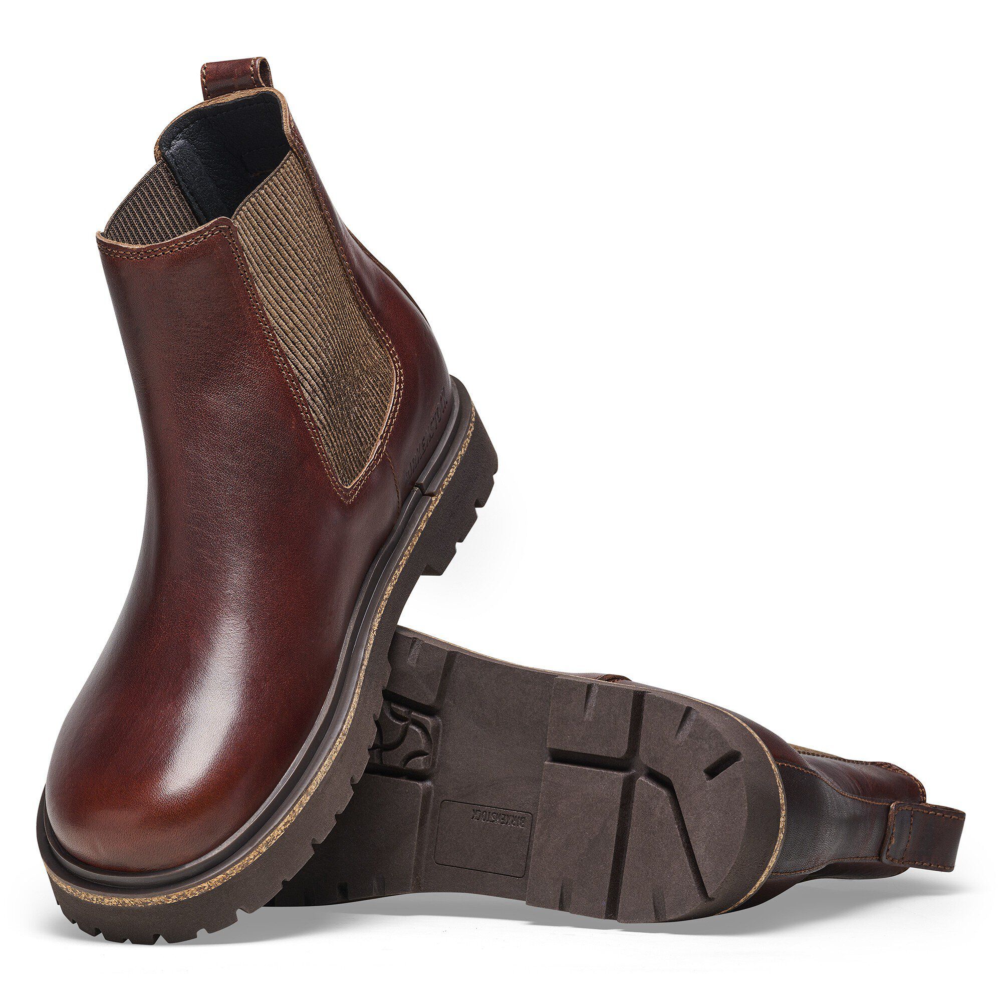 Birkenstock Highwood Slip On Femme en Cuir Naturel