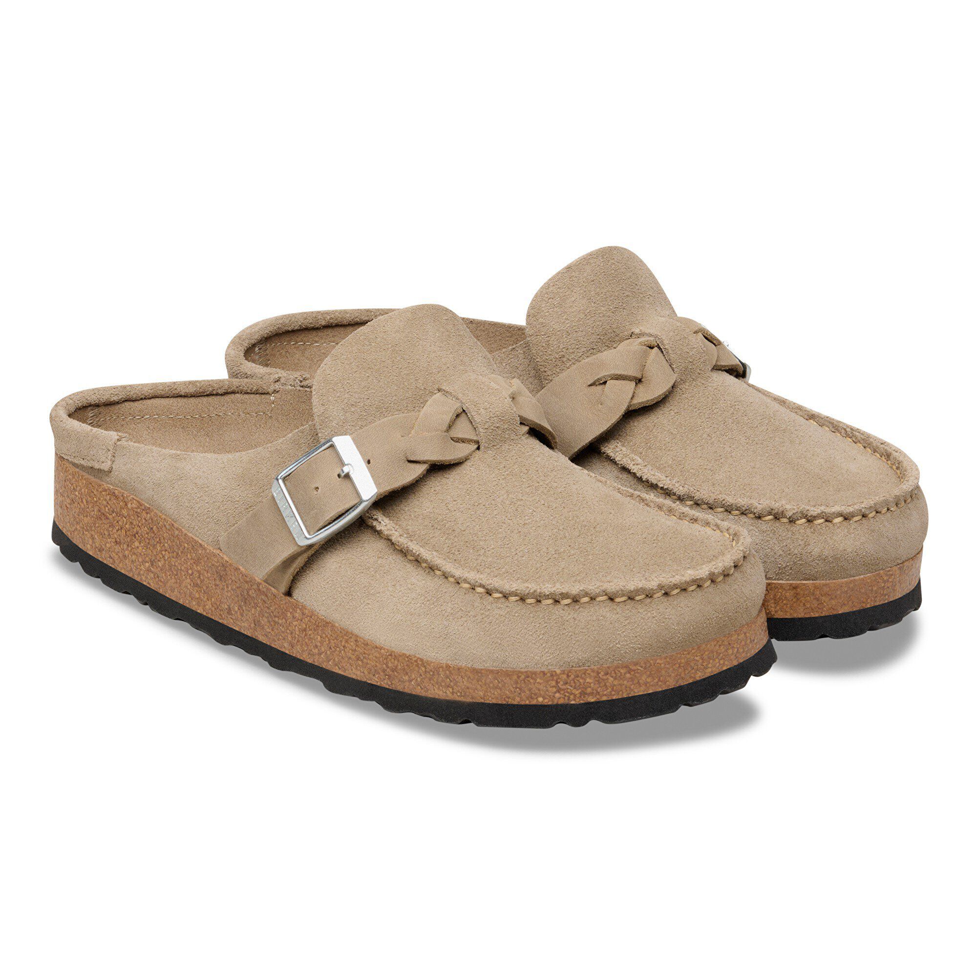Buckley en cuir de daim tressé